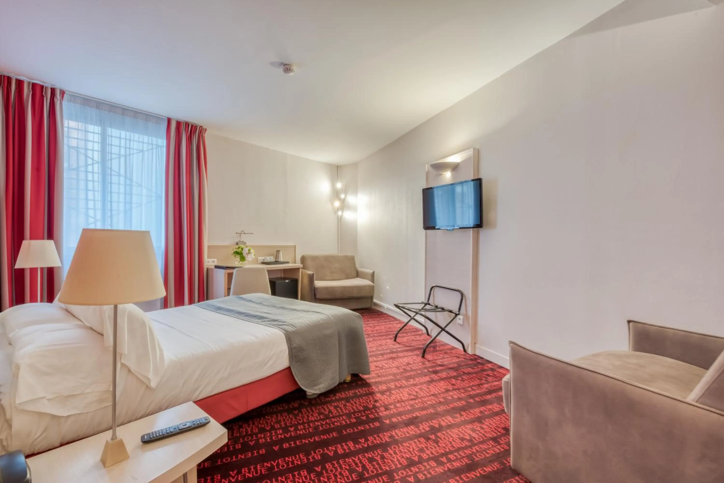 Bedroom, Bed in Hotel Le Richemont