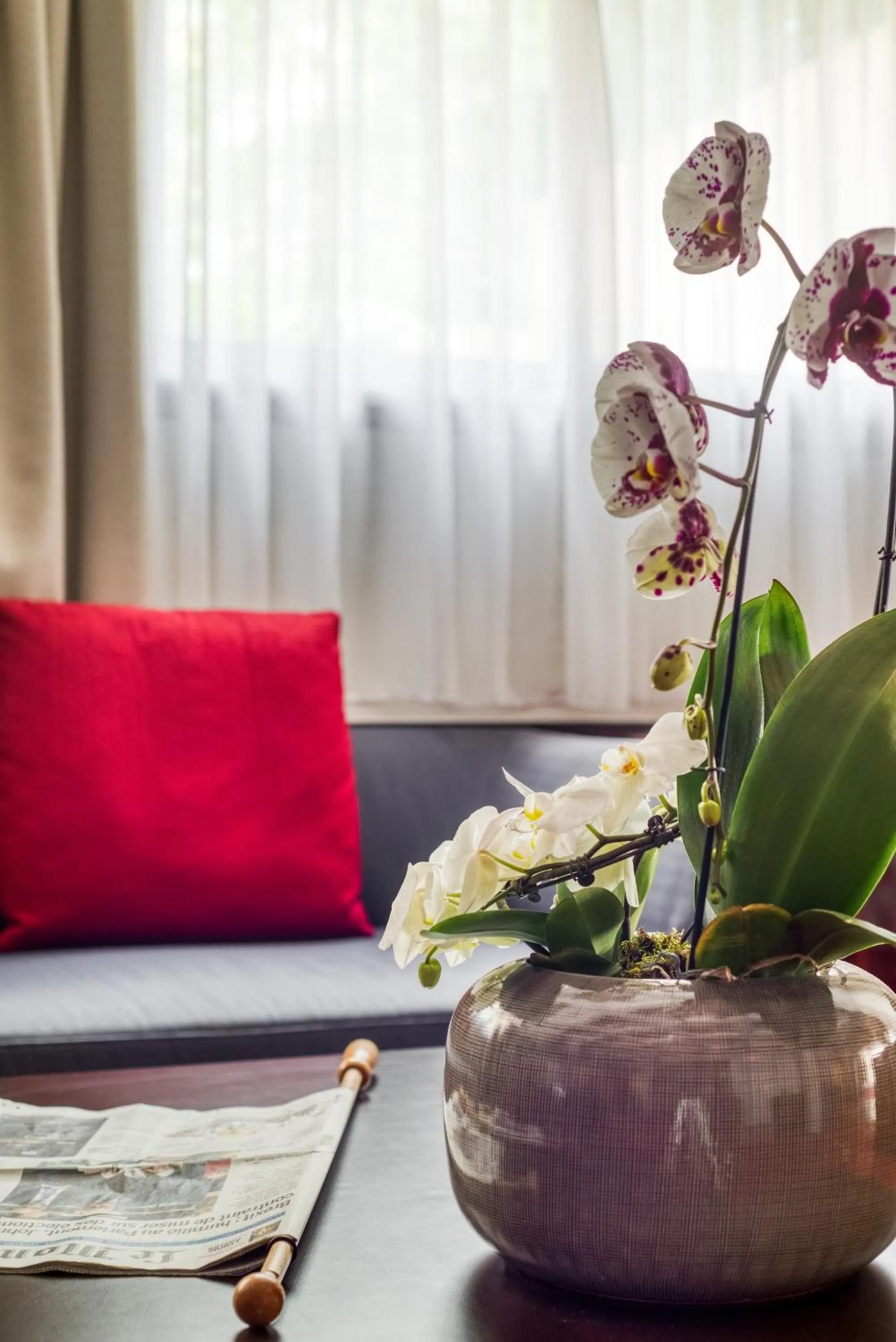 Seating area in Hotel Le Richemont