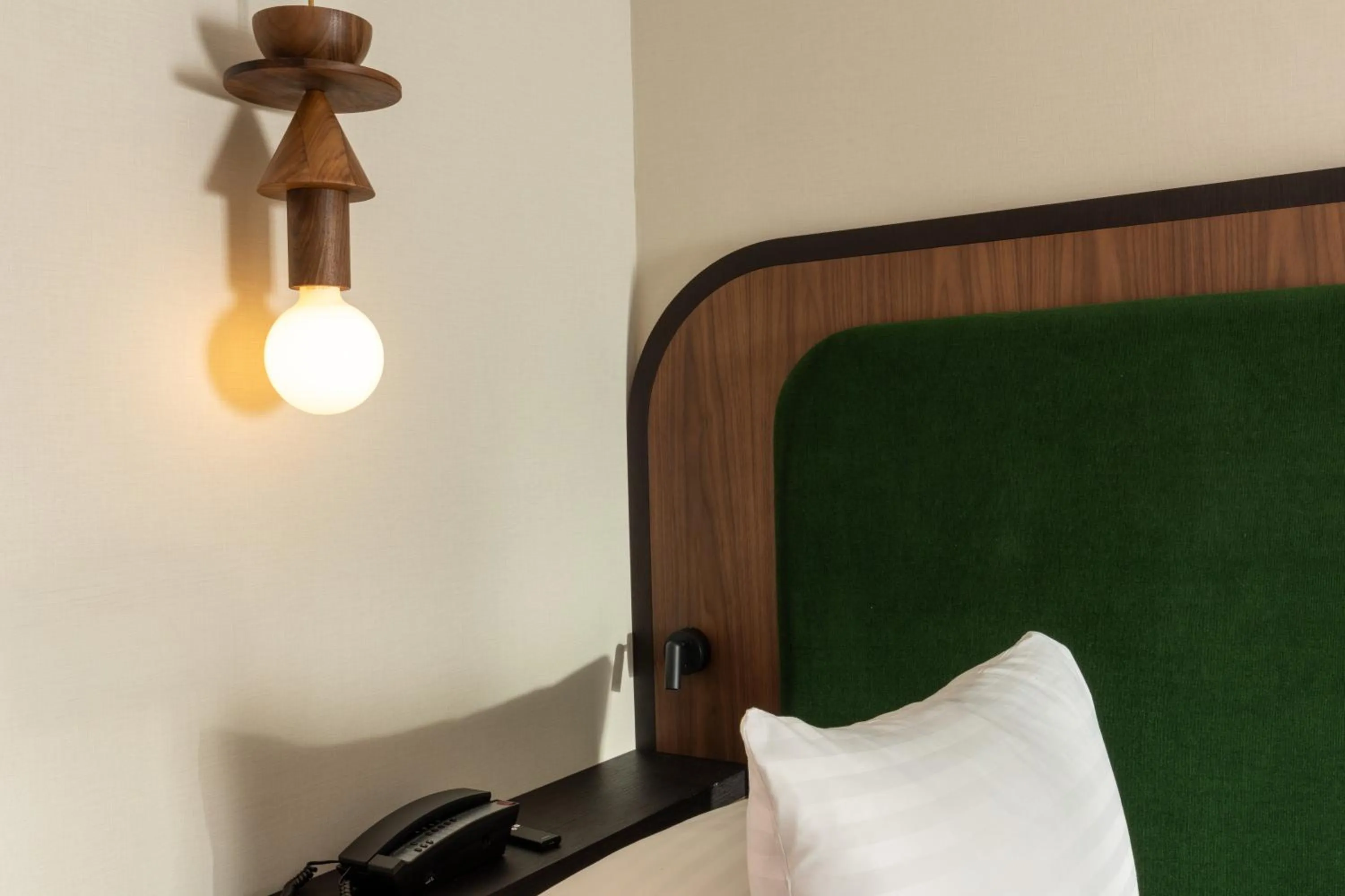 Decorative detail, Bed in Hotel Le Richemont