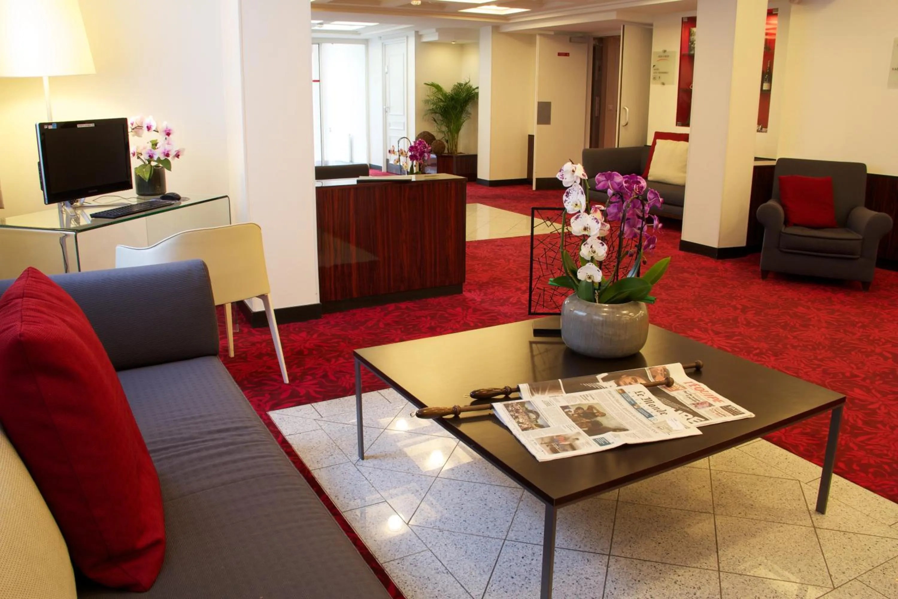 Lobby or reception in Hotel Le Richemont