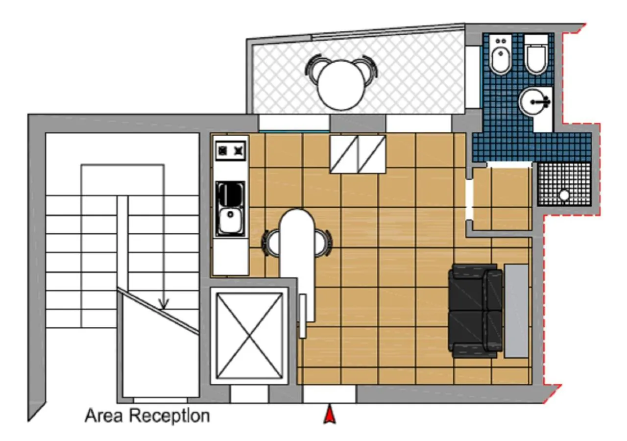 Floor plan in Residence Marzia