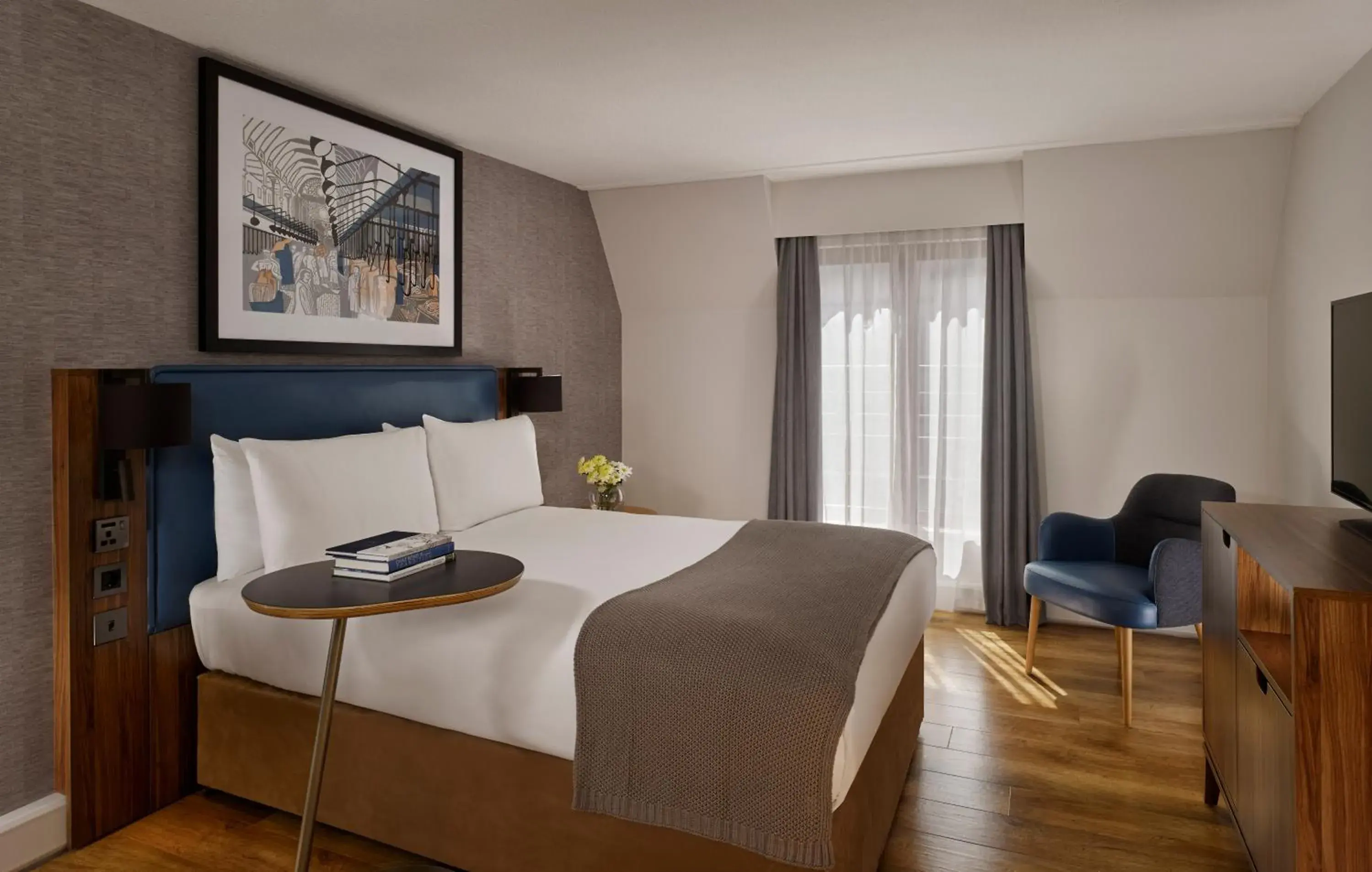 Bedroom, Bed in Citadines Barbican London Bedroom, Bed in Citadines Barbican London