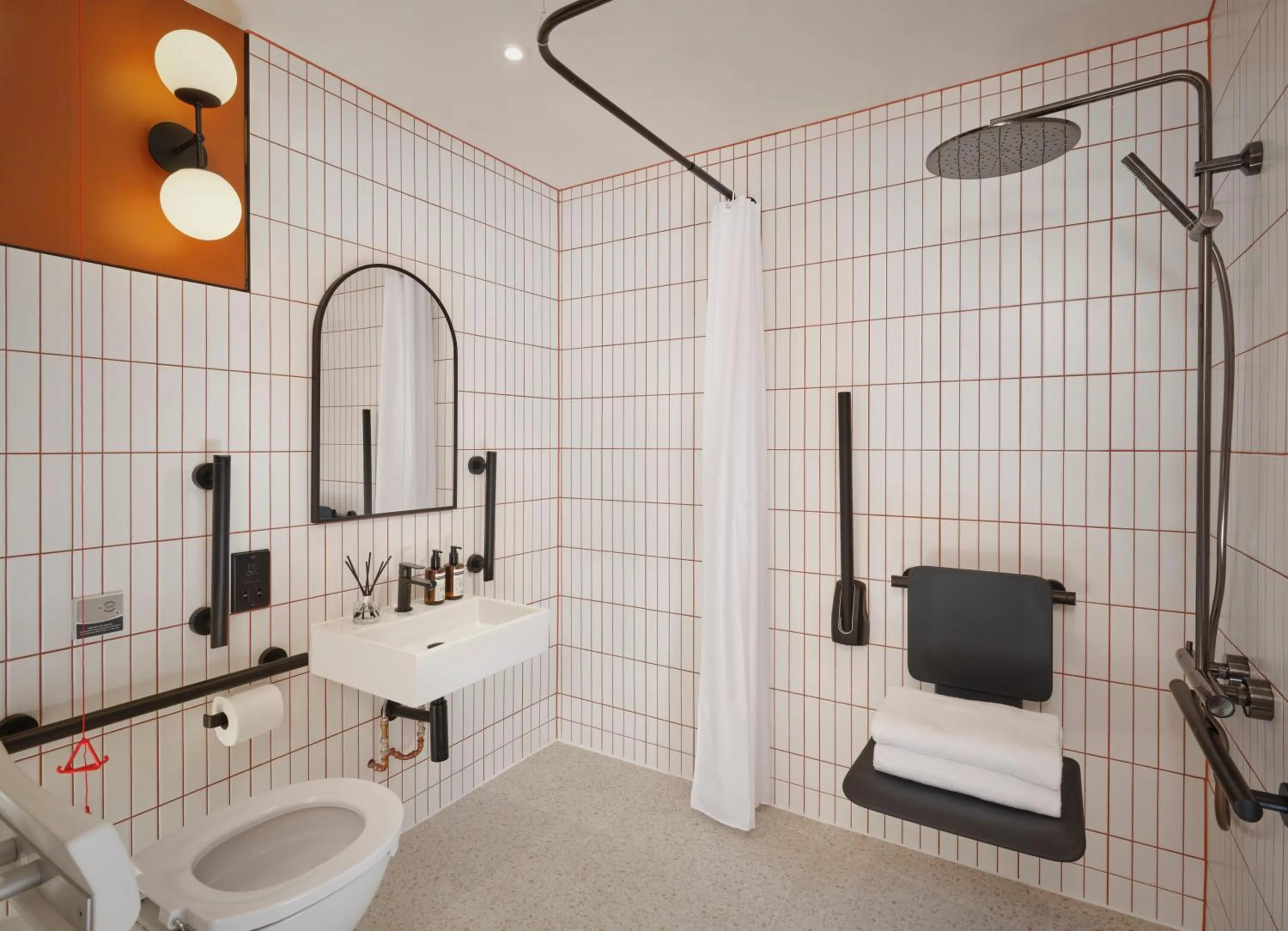 Shower in Citadines Holborn-Covent Garden London