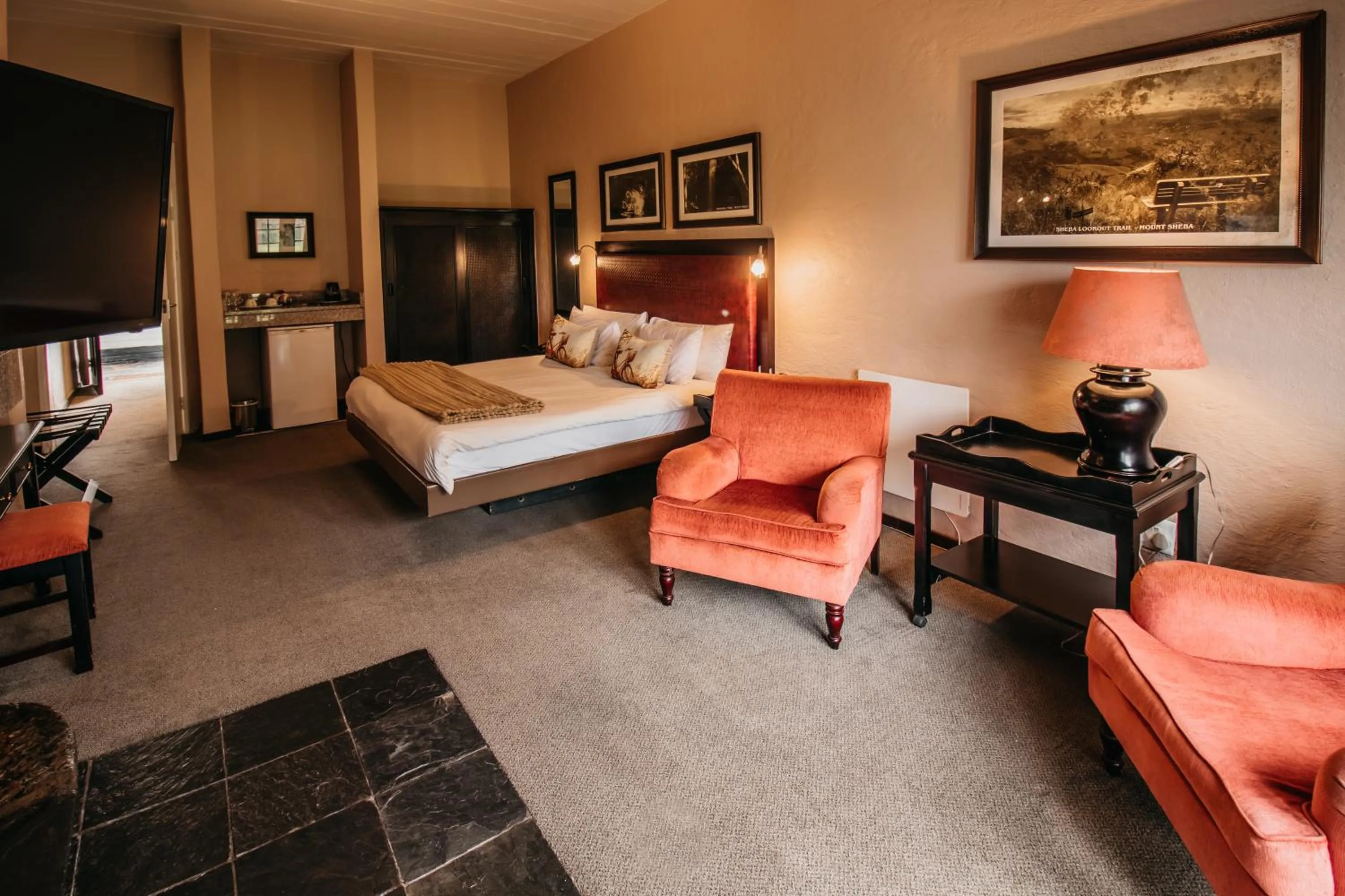 Bed in Mount Sheba Rainforest Hotel - Mountain Spring Water