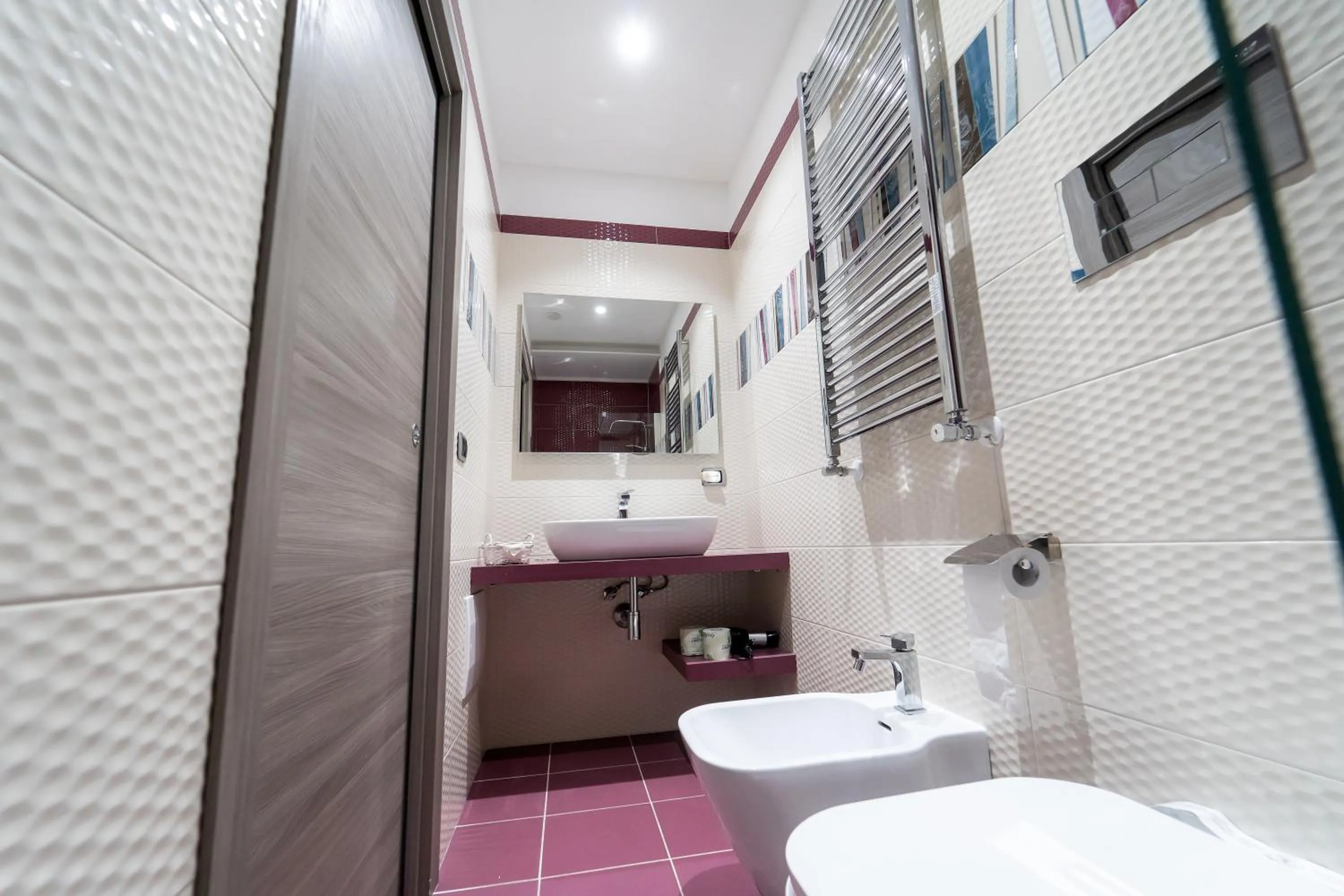 Bathroom in Al Campanile H Napoli Centro, by ClaPa Group Dislocated Hospitality