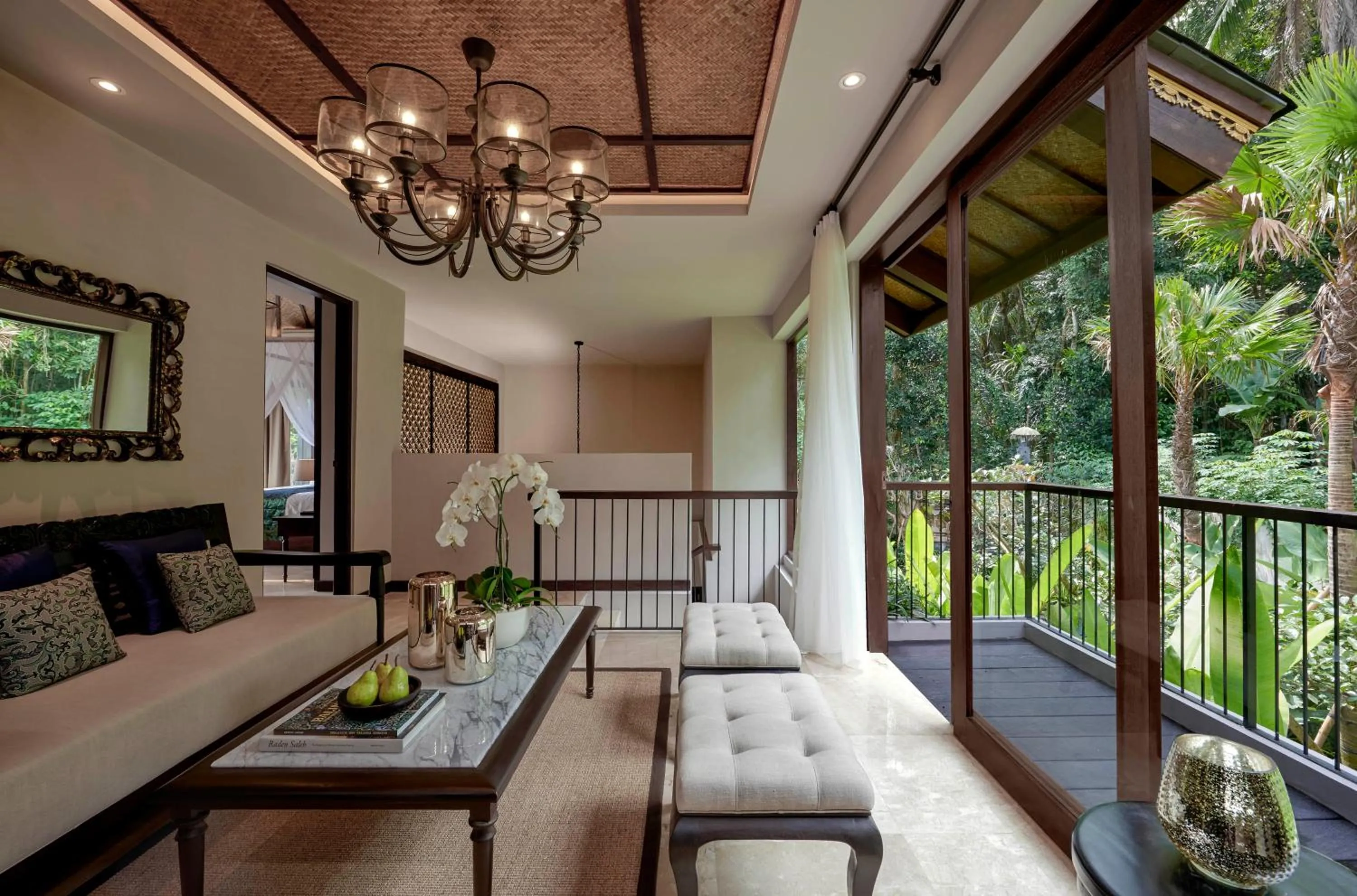 Living room in Samsara Ubud