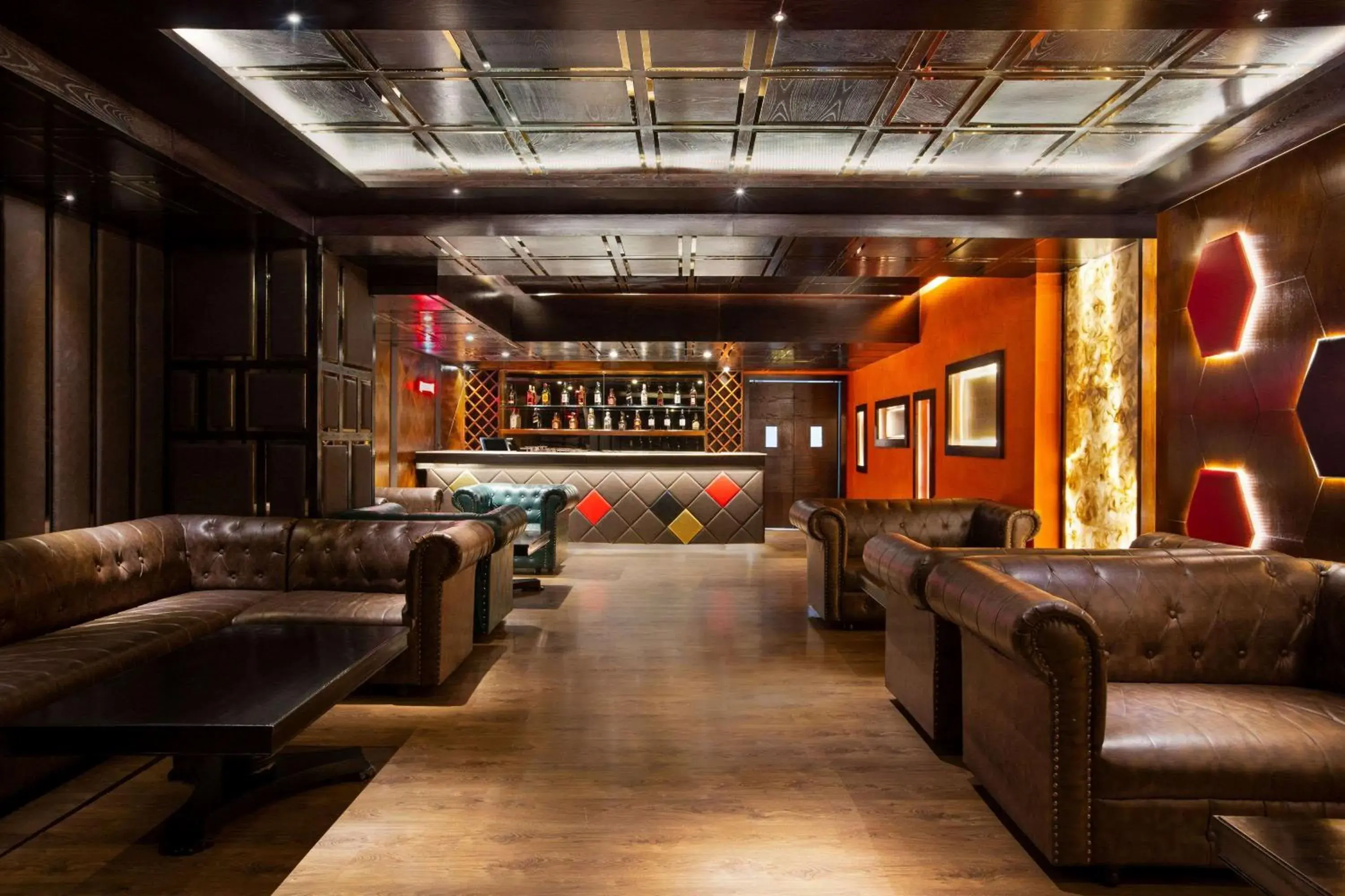 Lounge or bar in Ramada Encore Jalandhar Lounge or bar in Ramada Encore Jalandhar