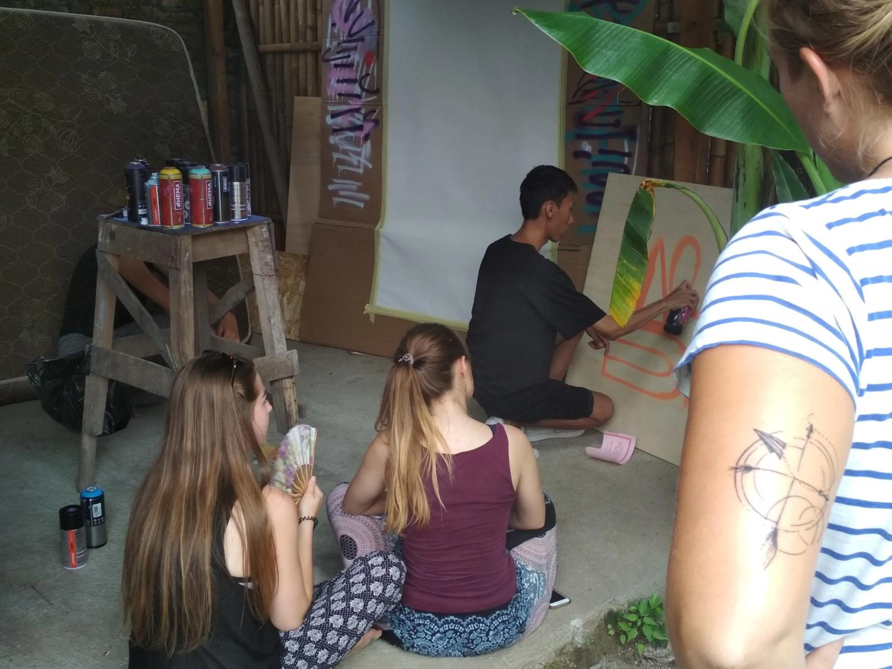 People in Losmanos Hostel