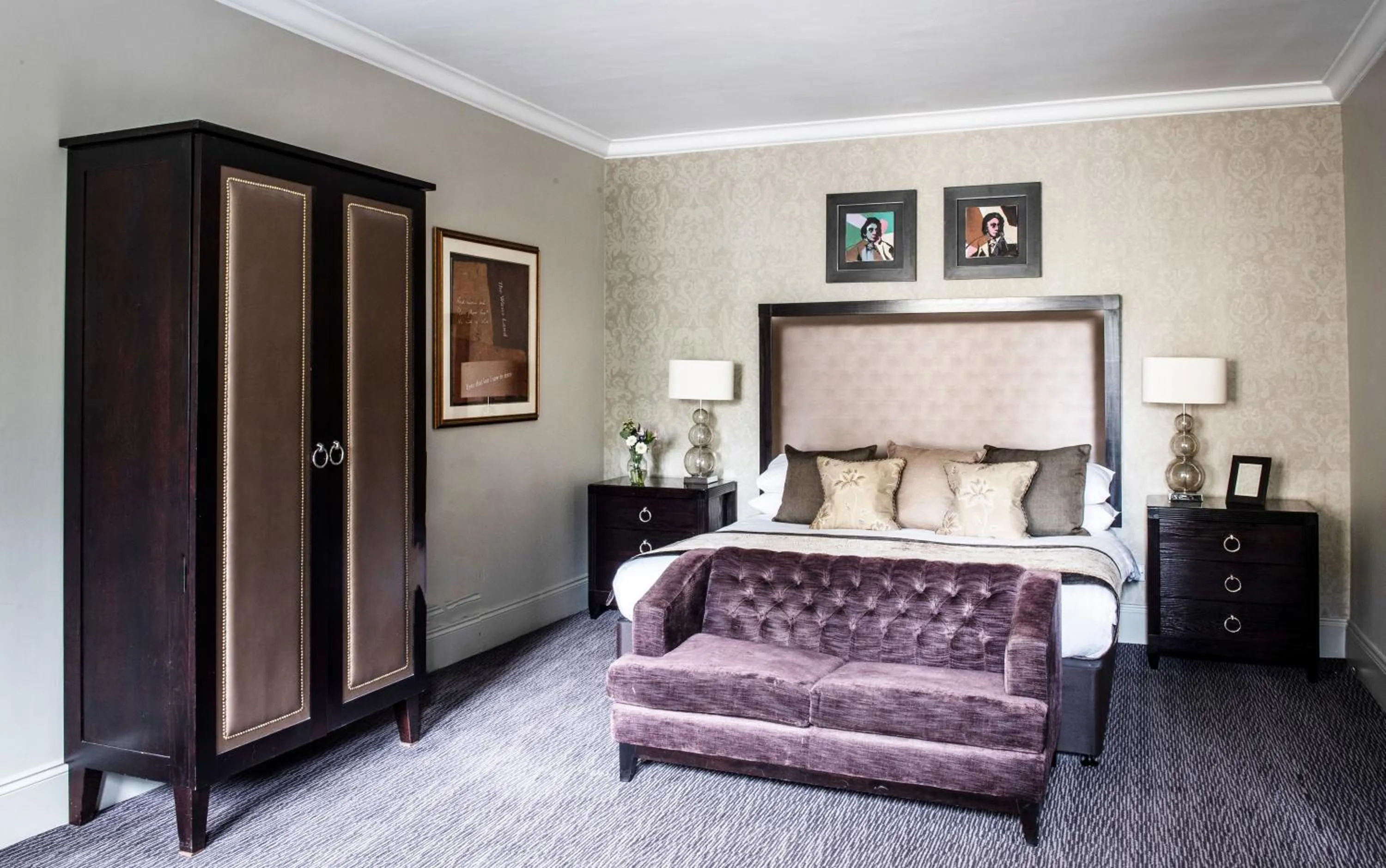 Bedroom, Bed in Nutfield Priory Hotel & Spa