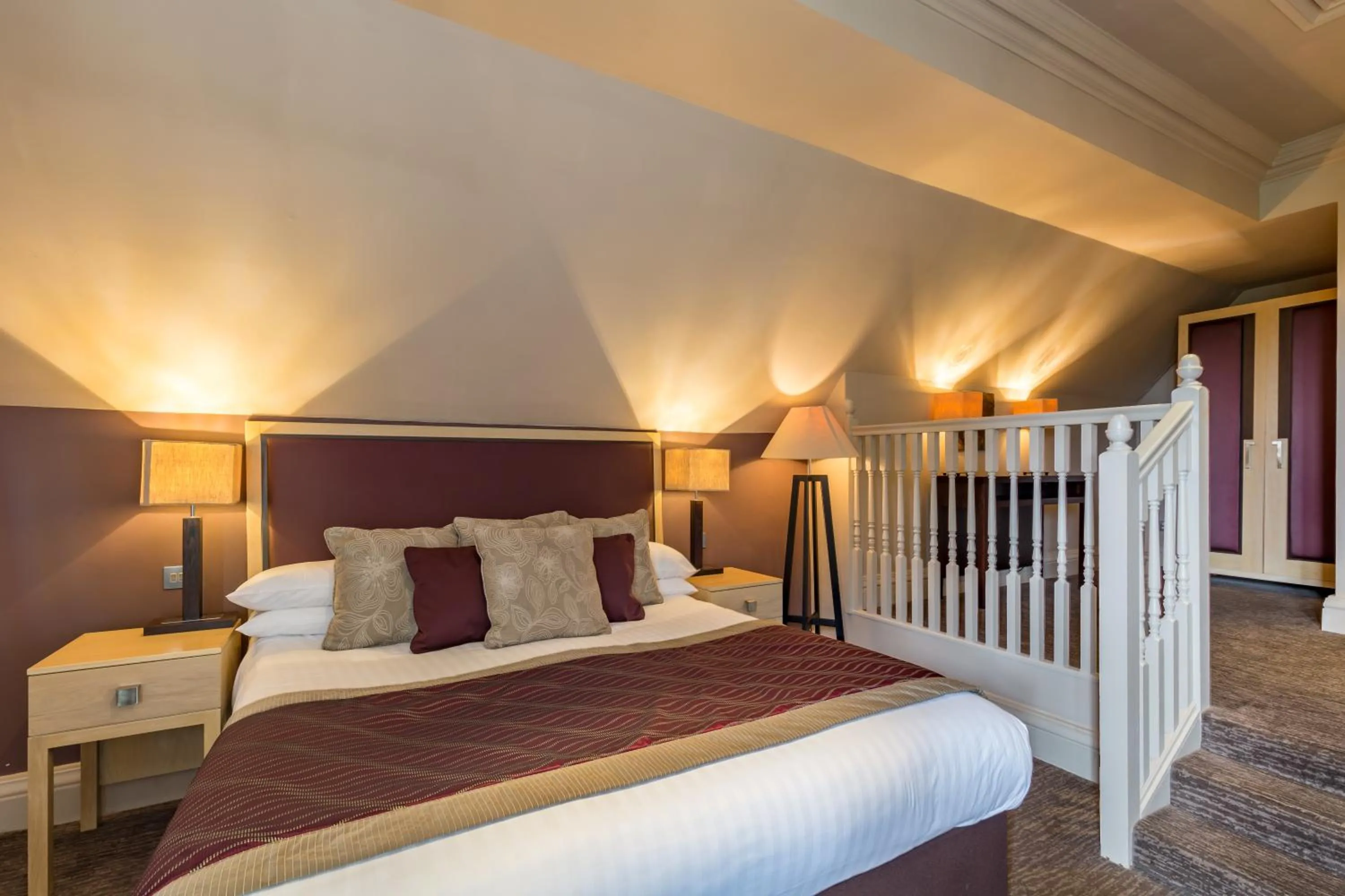 Bedroom, Bed in Nutfield Priory Hotel & Spa