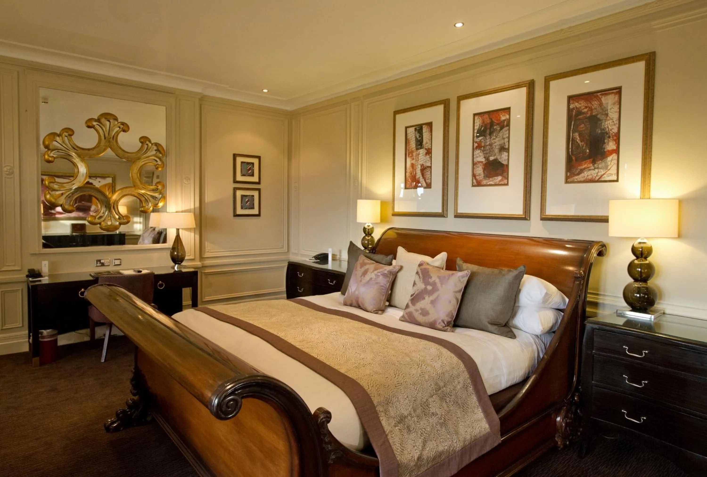 Bedroom, Bed in Nutfield Priory Hotel & Spa