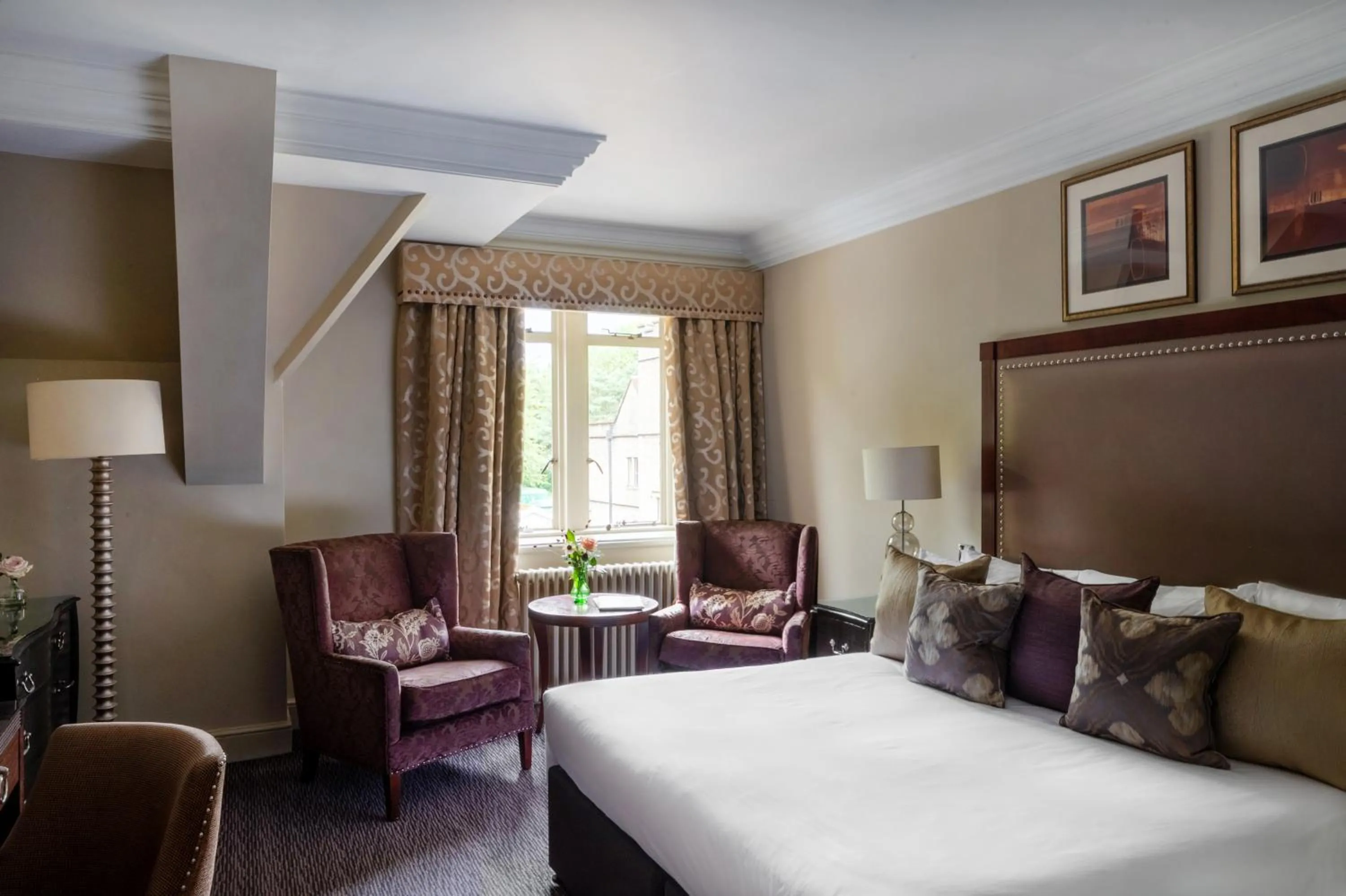 Bedroom, Bed in Nutfield Priory Hotel & Spa