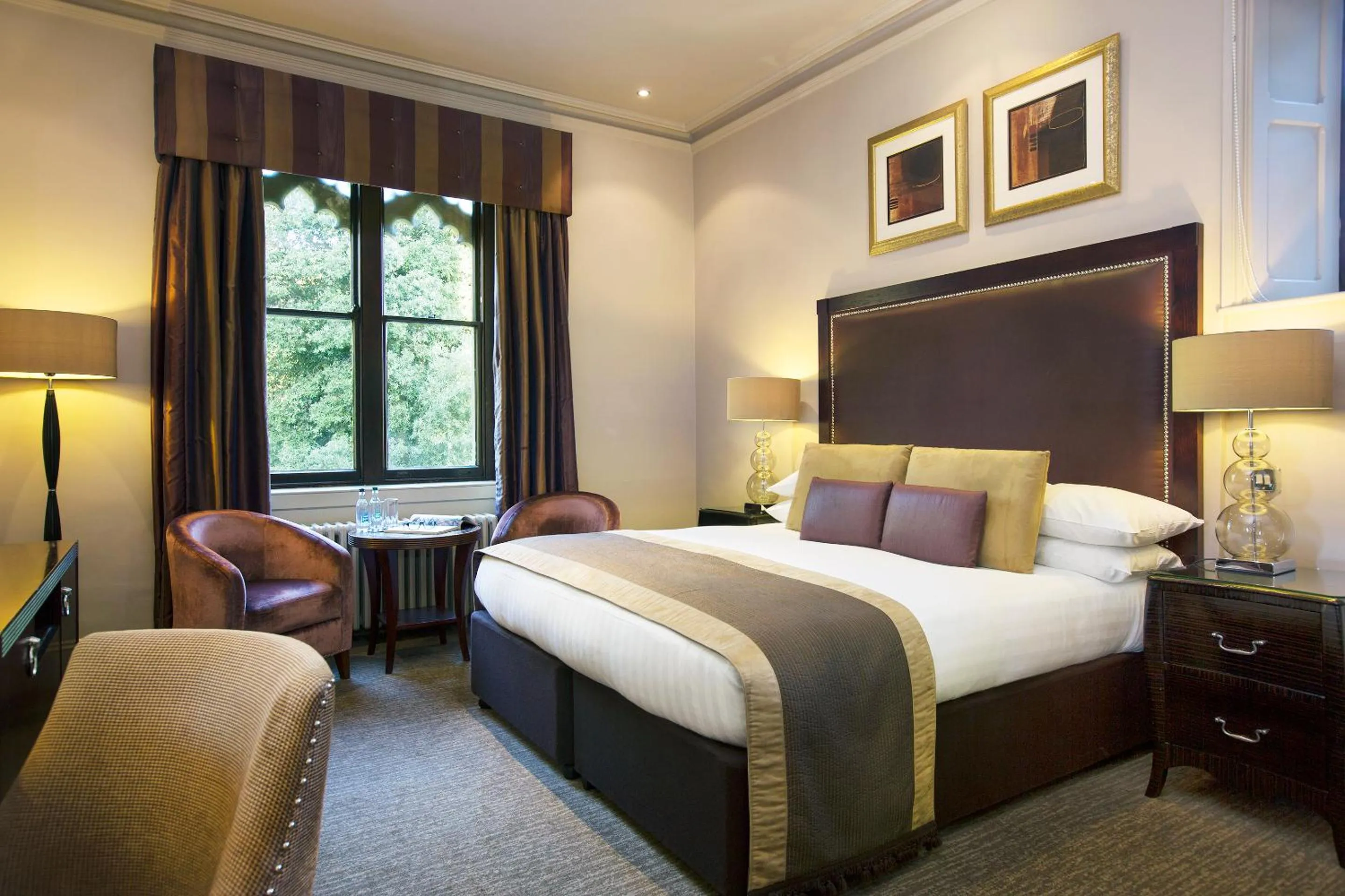 Bedroom, Bed in Nutfield Priory Hotel & Spa