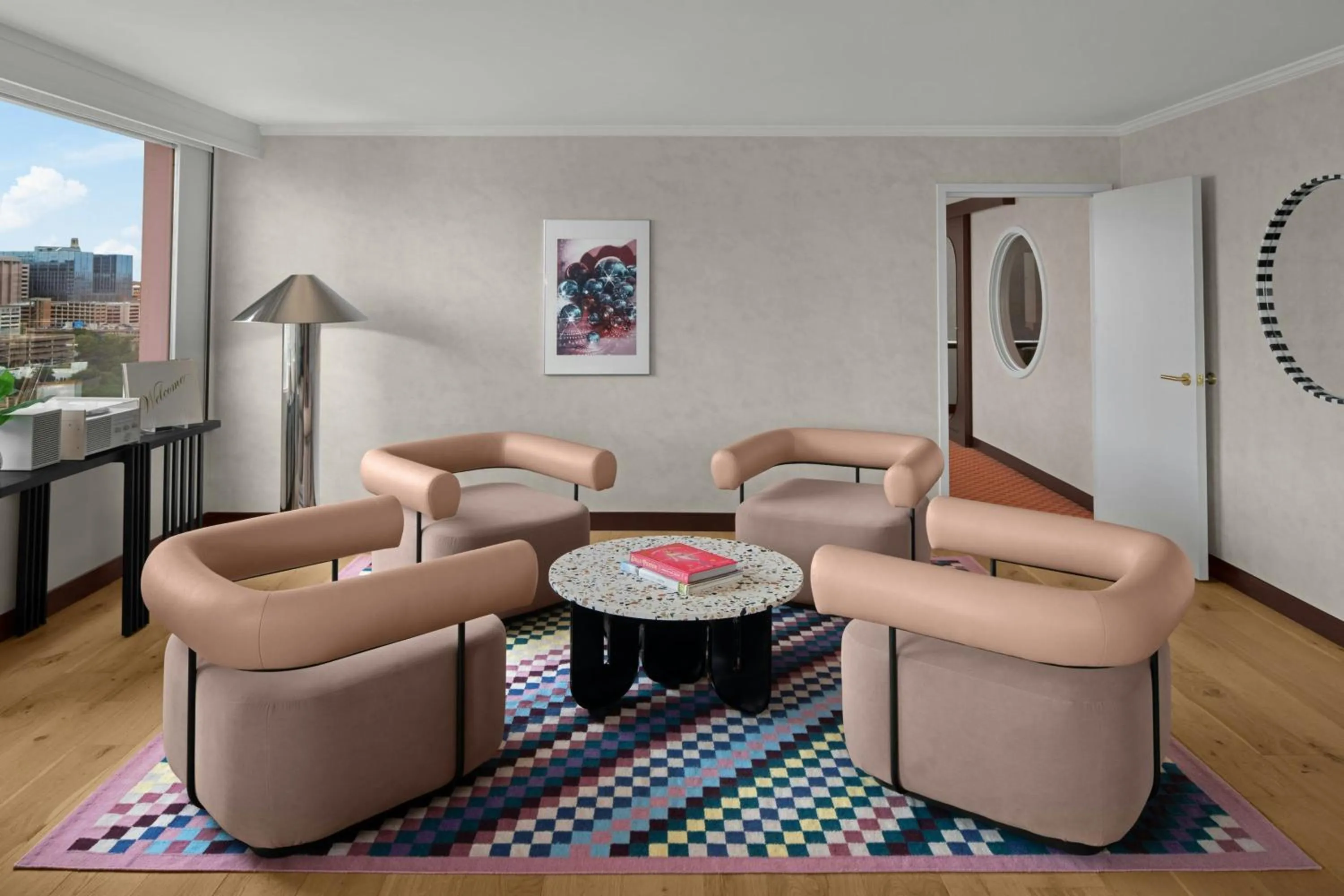 Living room in Downright Austin, A Renaissance Hotel