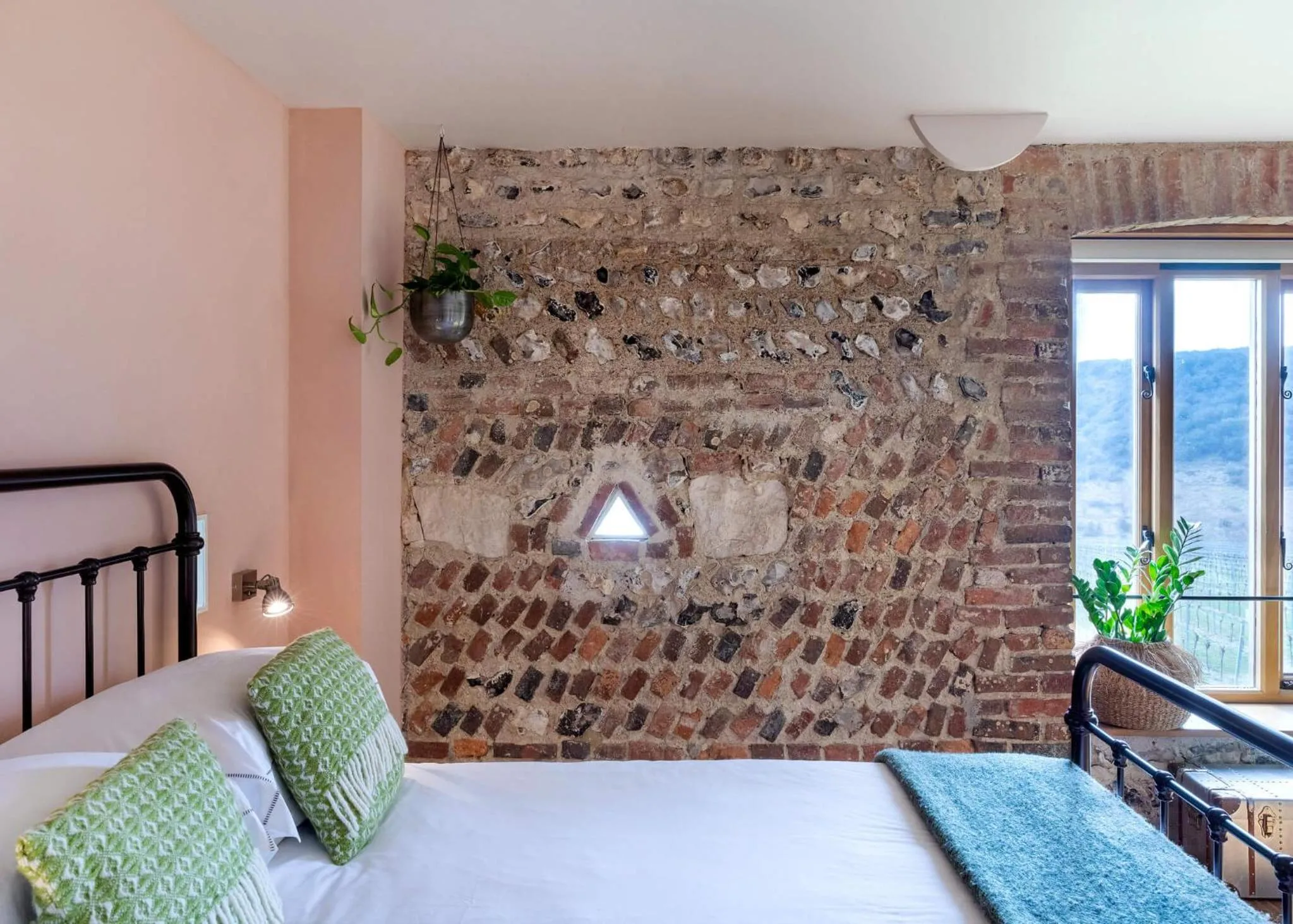 Bed in Flint Barns, Rathfinny Wine Estate