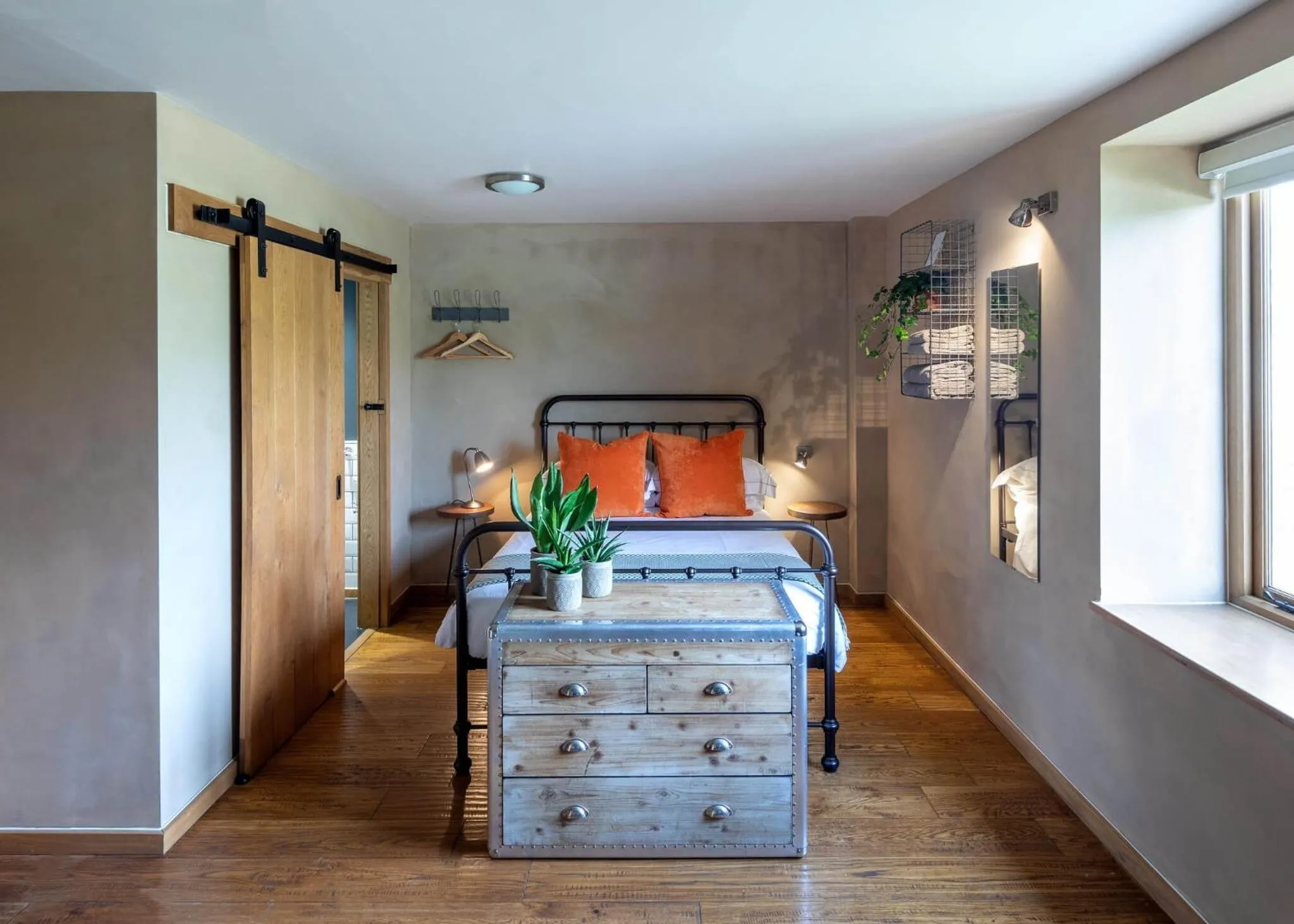 Bed in Flint Barns, Rathfinny Wine Estate