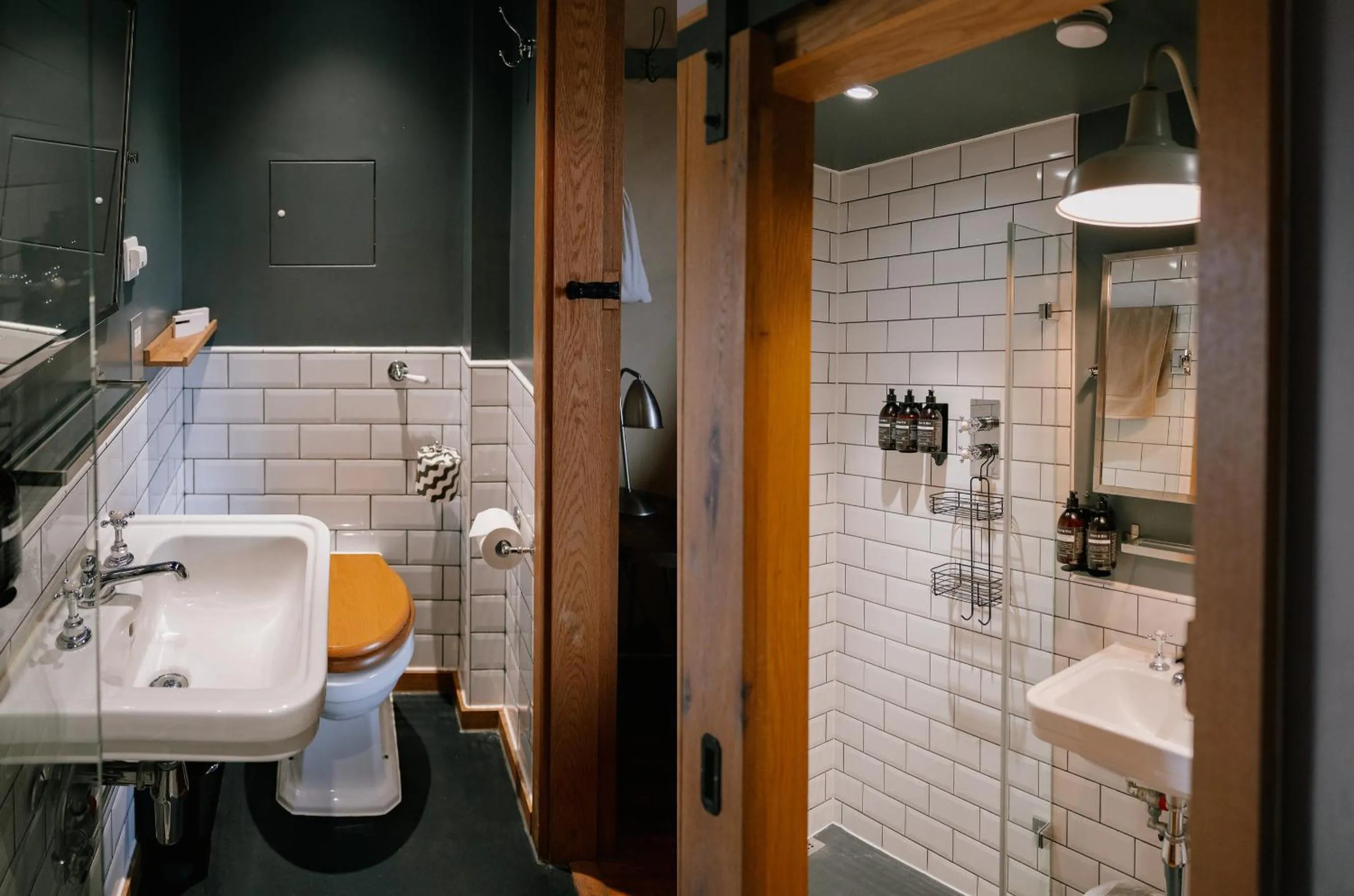Shower in Flint Barns, Rathfinny Wine Estate