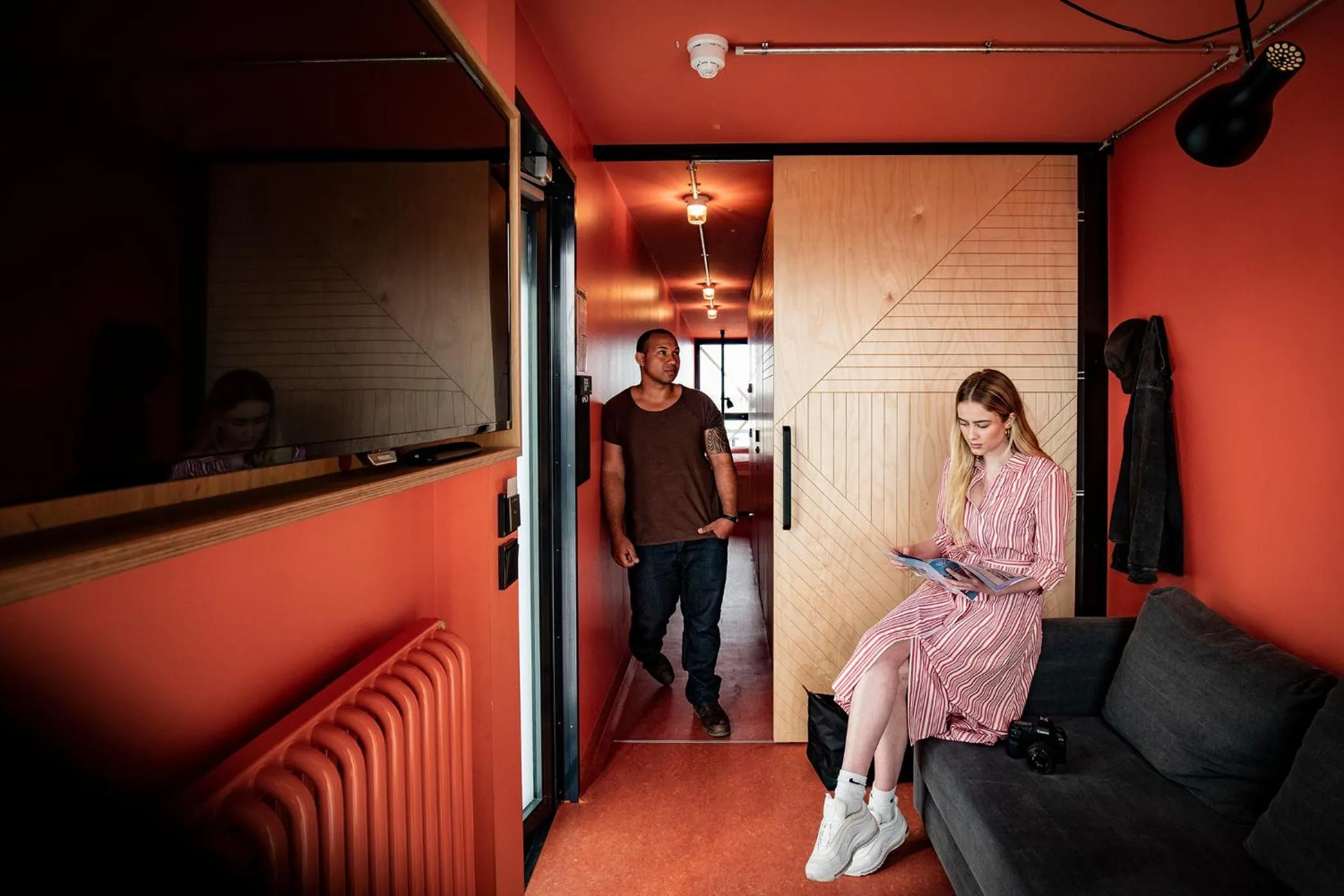 Living room in DOCK INN Hostel Warnemünde