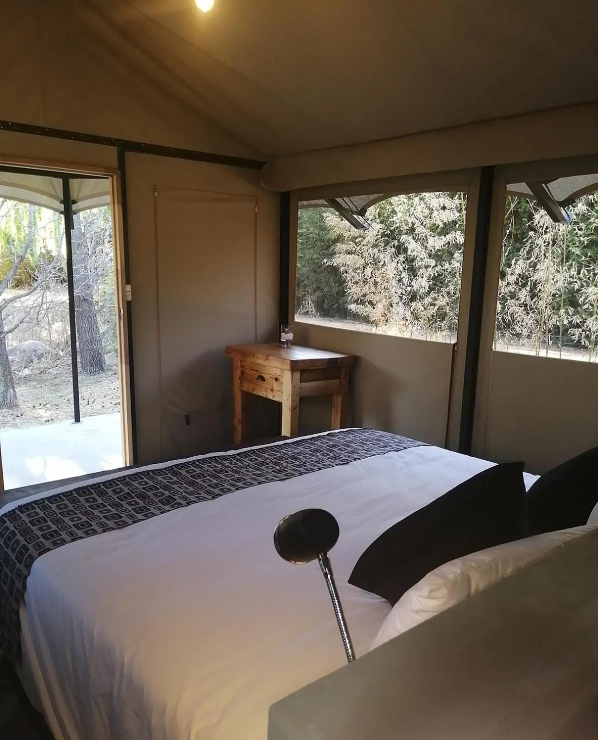Bed in Willow Banks Lodge
