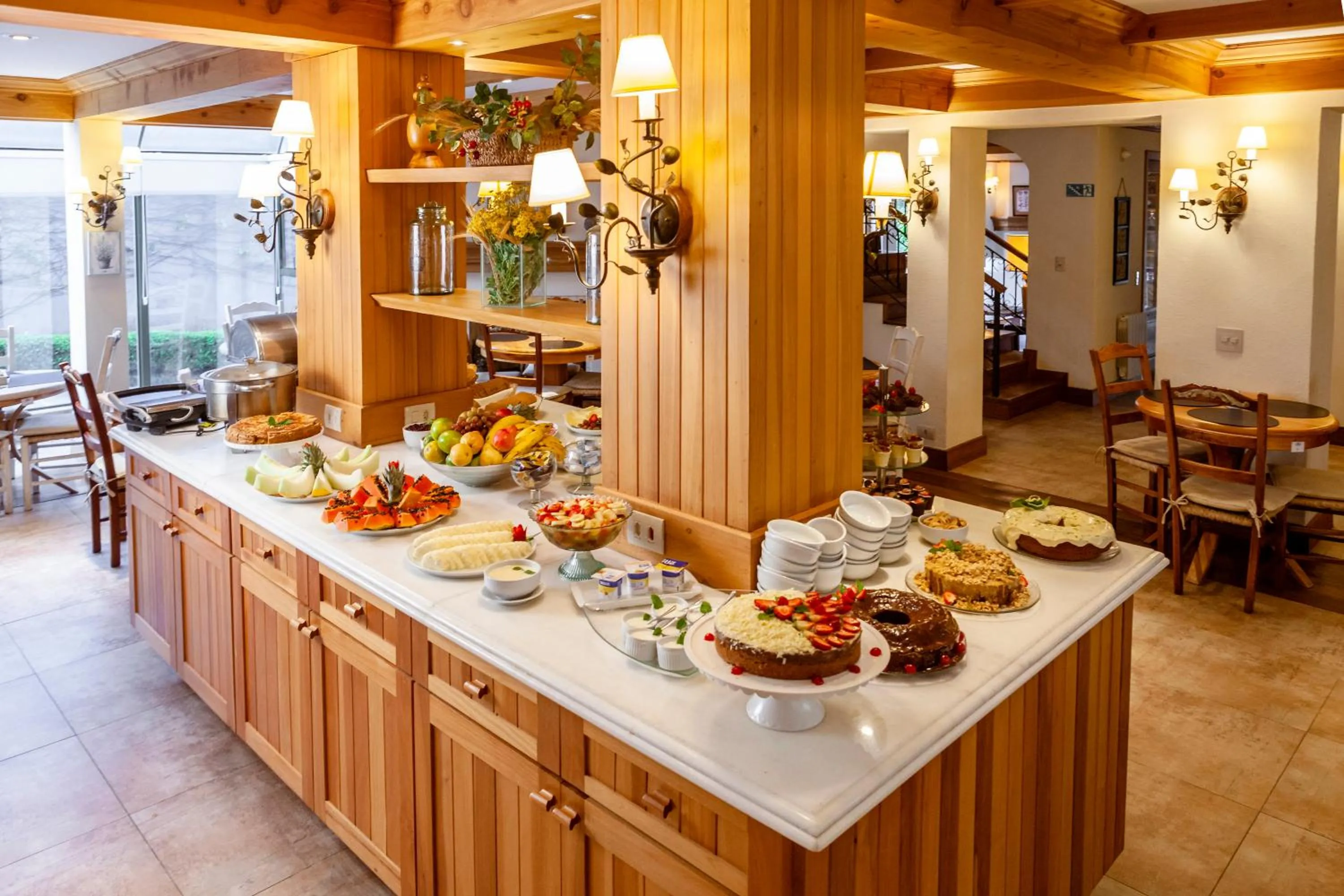 Buffet breakfast in Hotel Solar d'Izabel