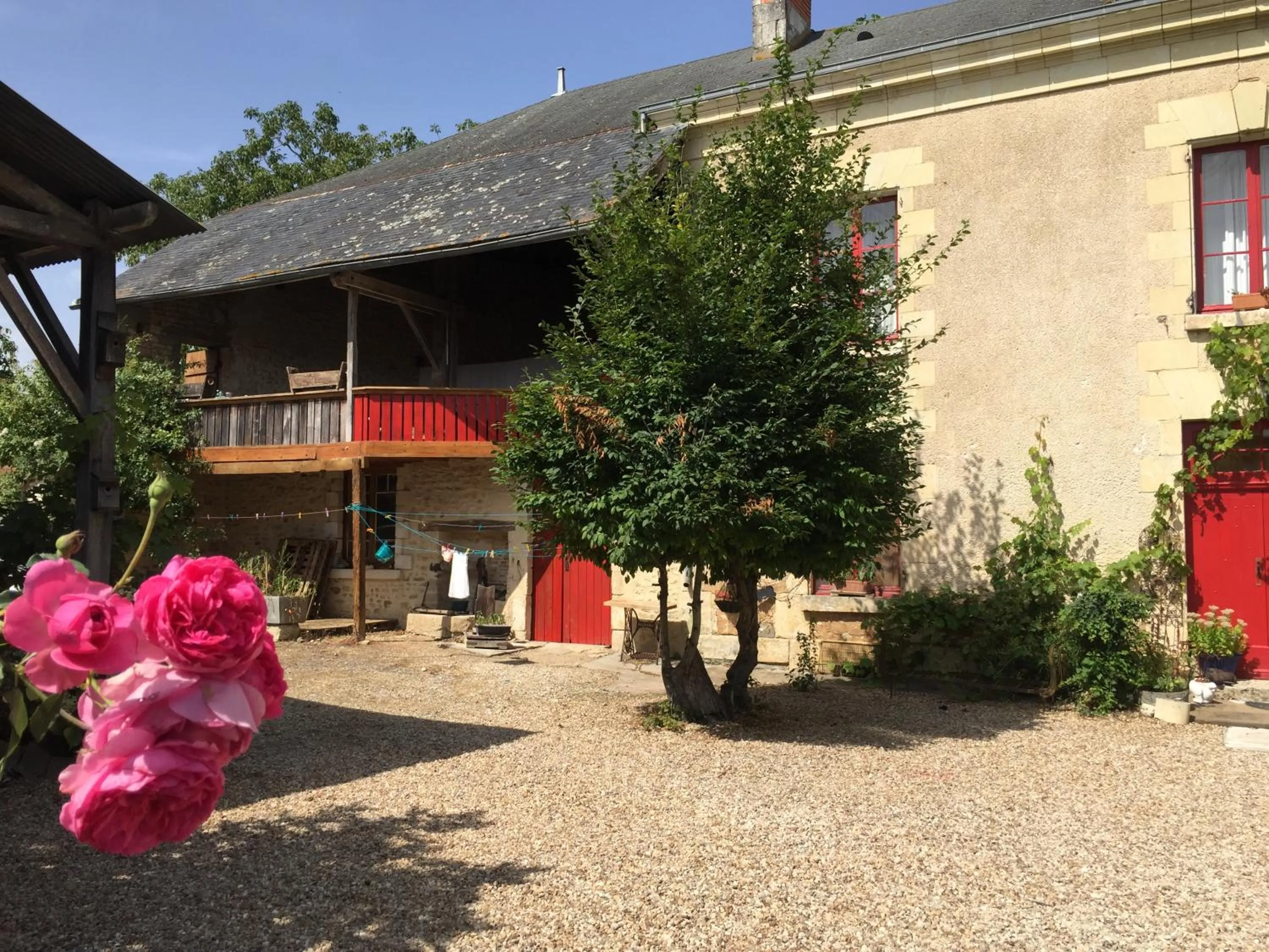 Garden view in Aux Caprices des Dieux