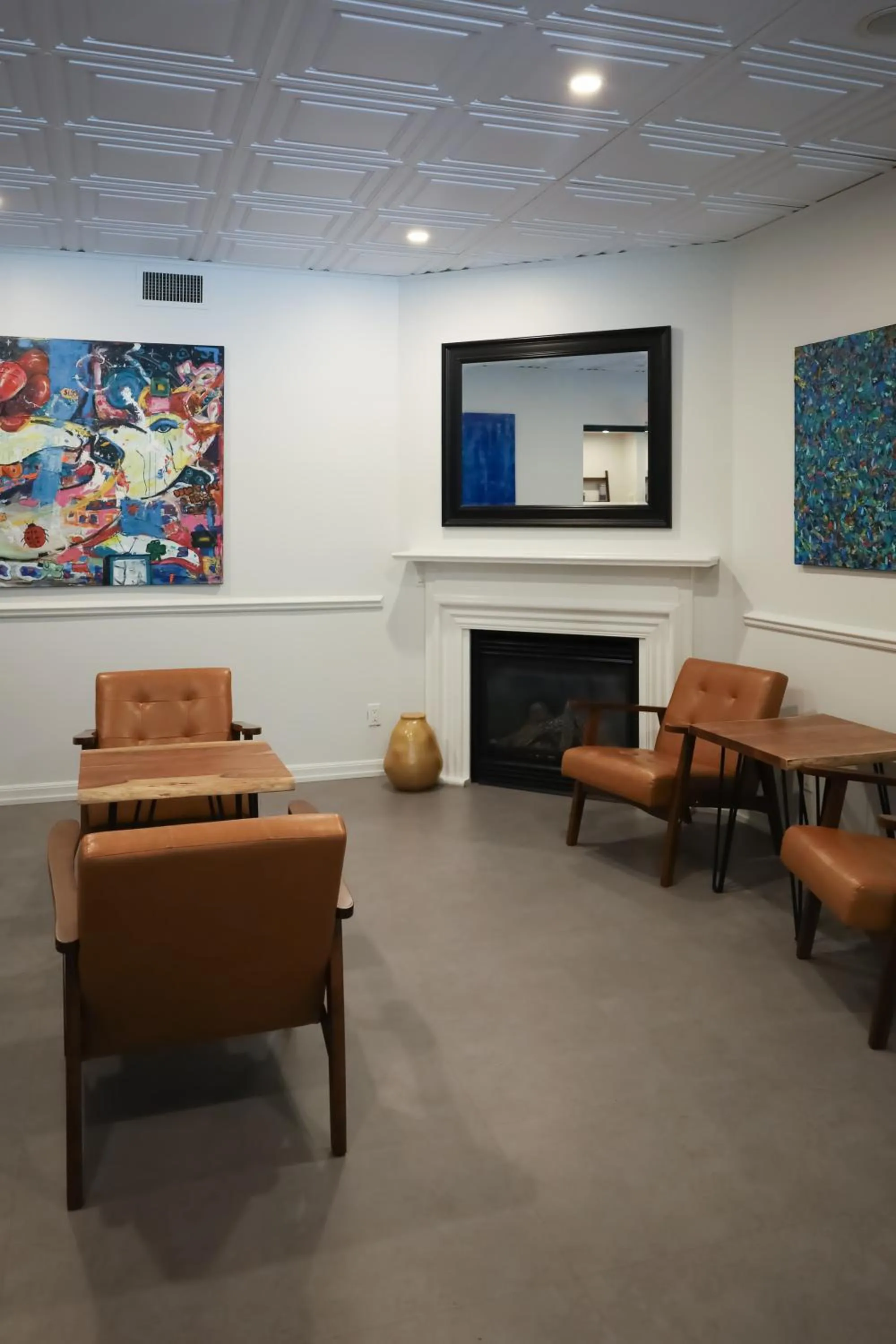 Seating area in ByWard Blue Inn