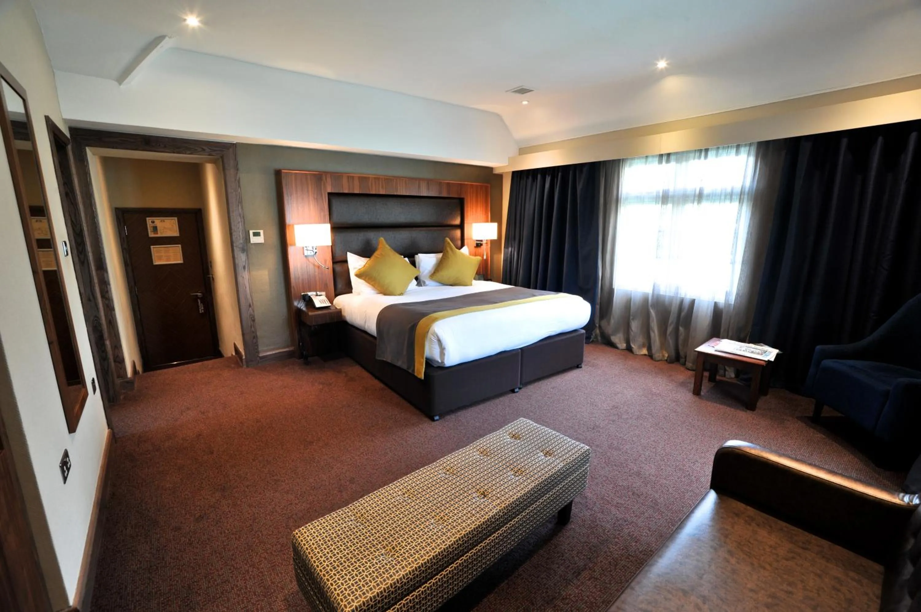 Bedroom, Bed in Frensham Pond Country House Hotel & Spa