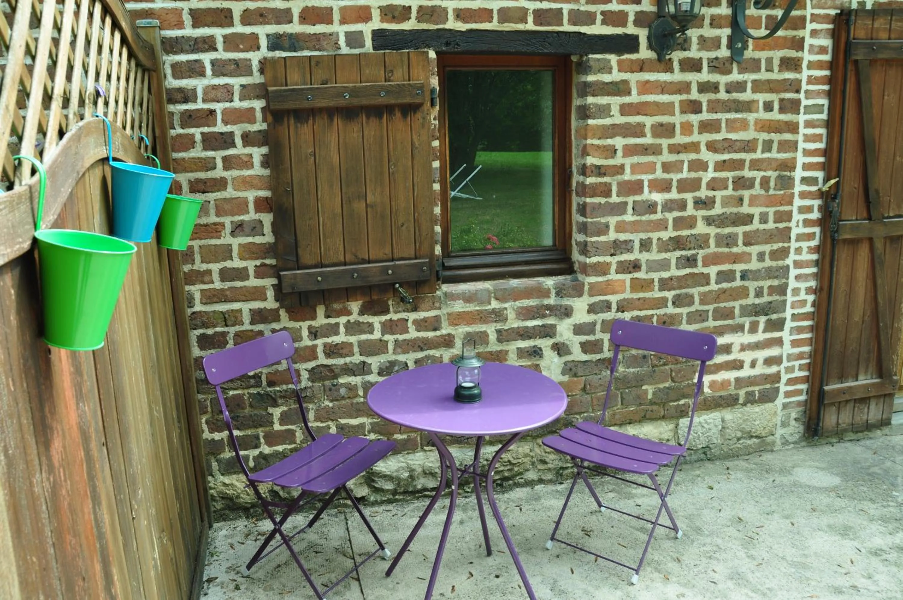 Balcony/Terrace in La ferme d'aristide