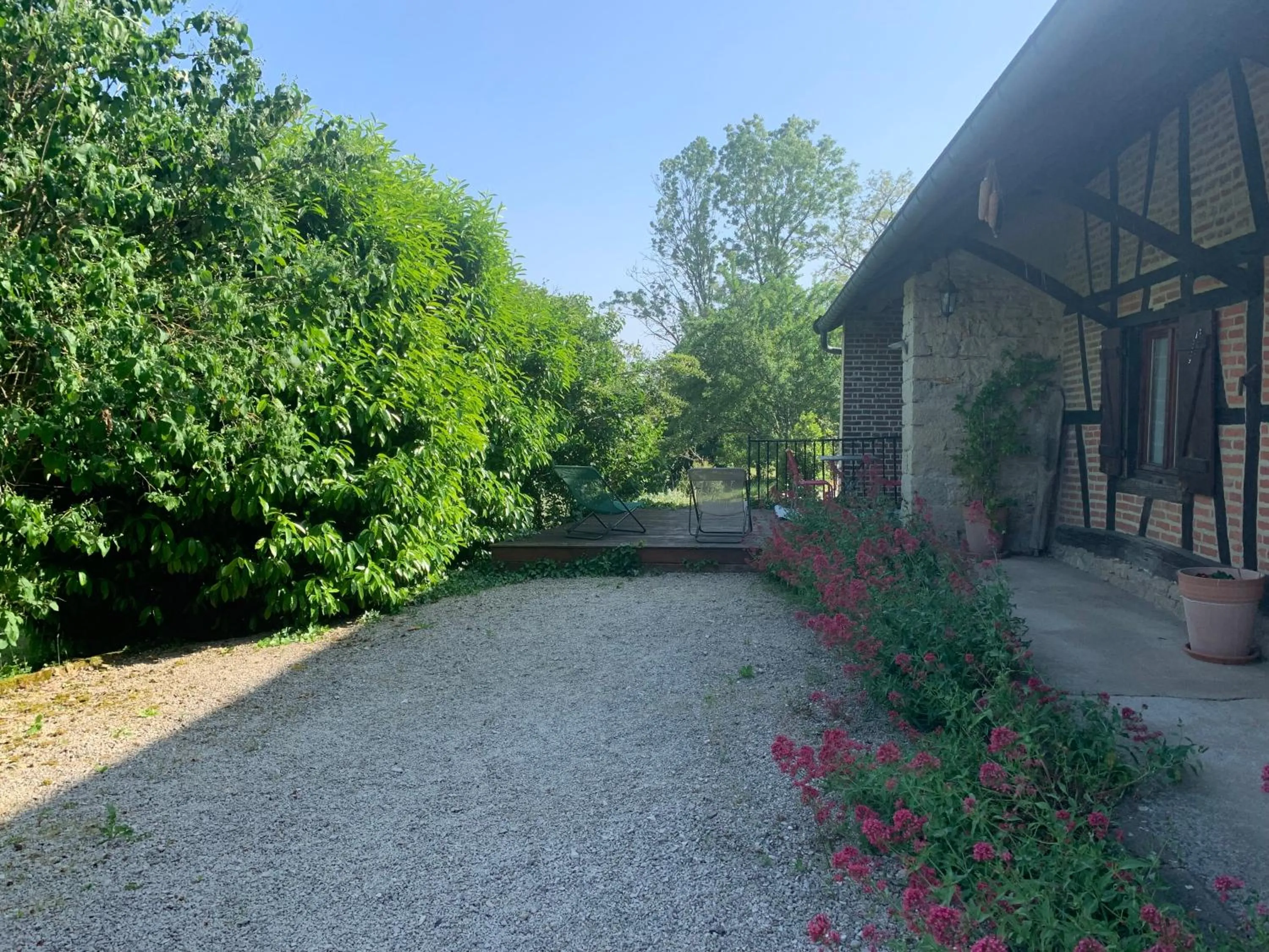 Patio in La ferme d'aristide