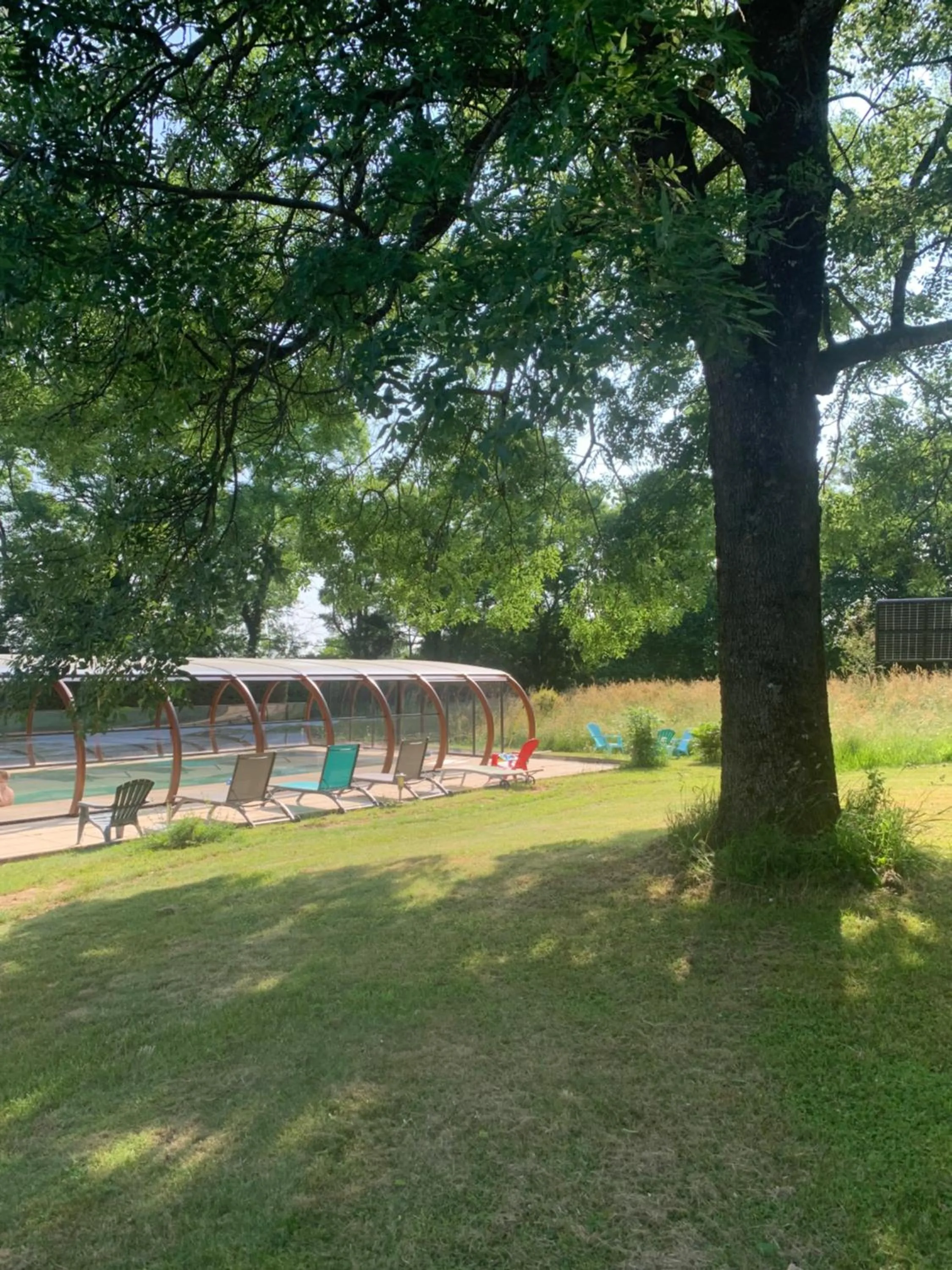 Swimming pool in La ferme d'aristide