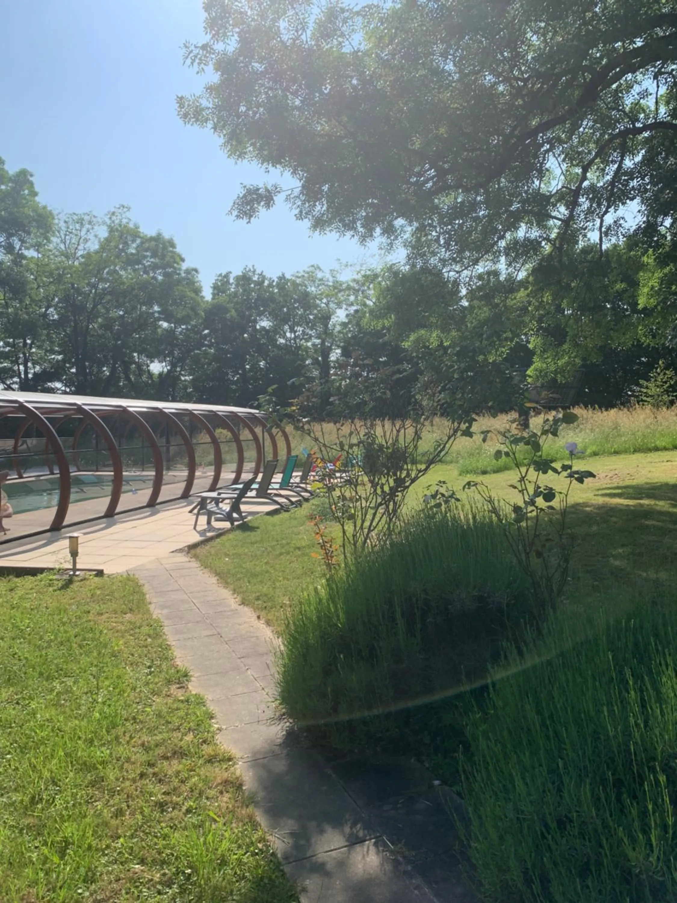 Swimming pool in La ferme d'aristide