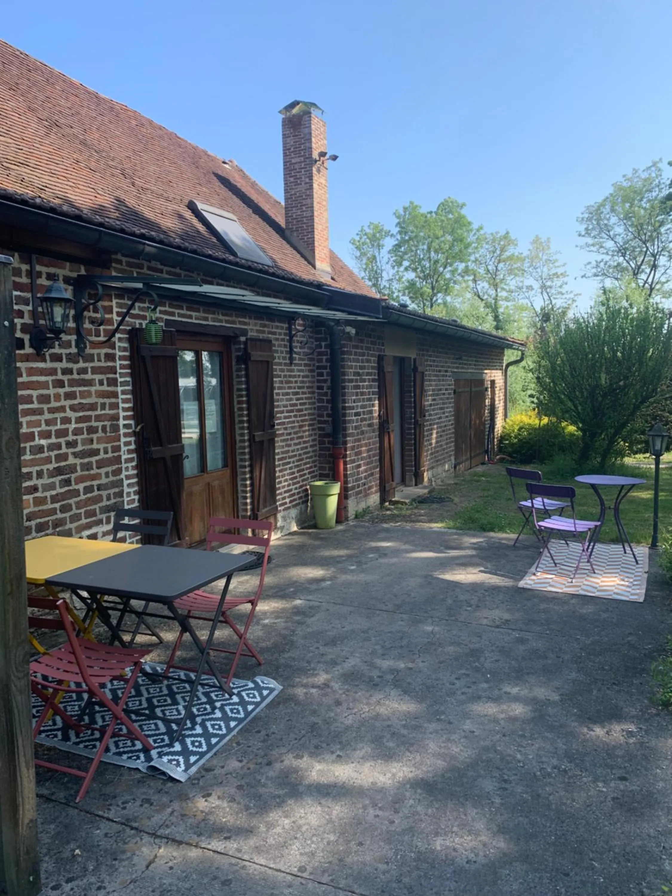 Patio in La ferme d'aristide