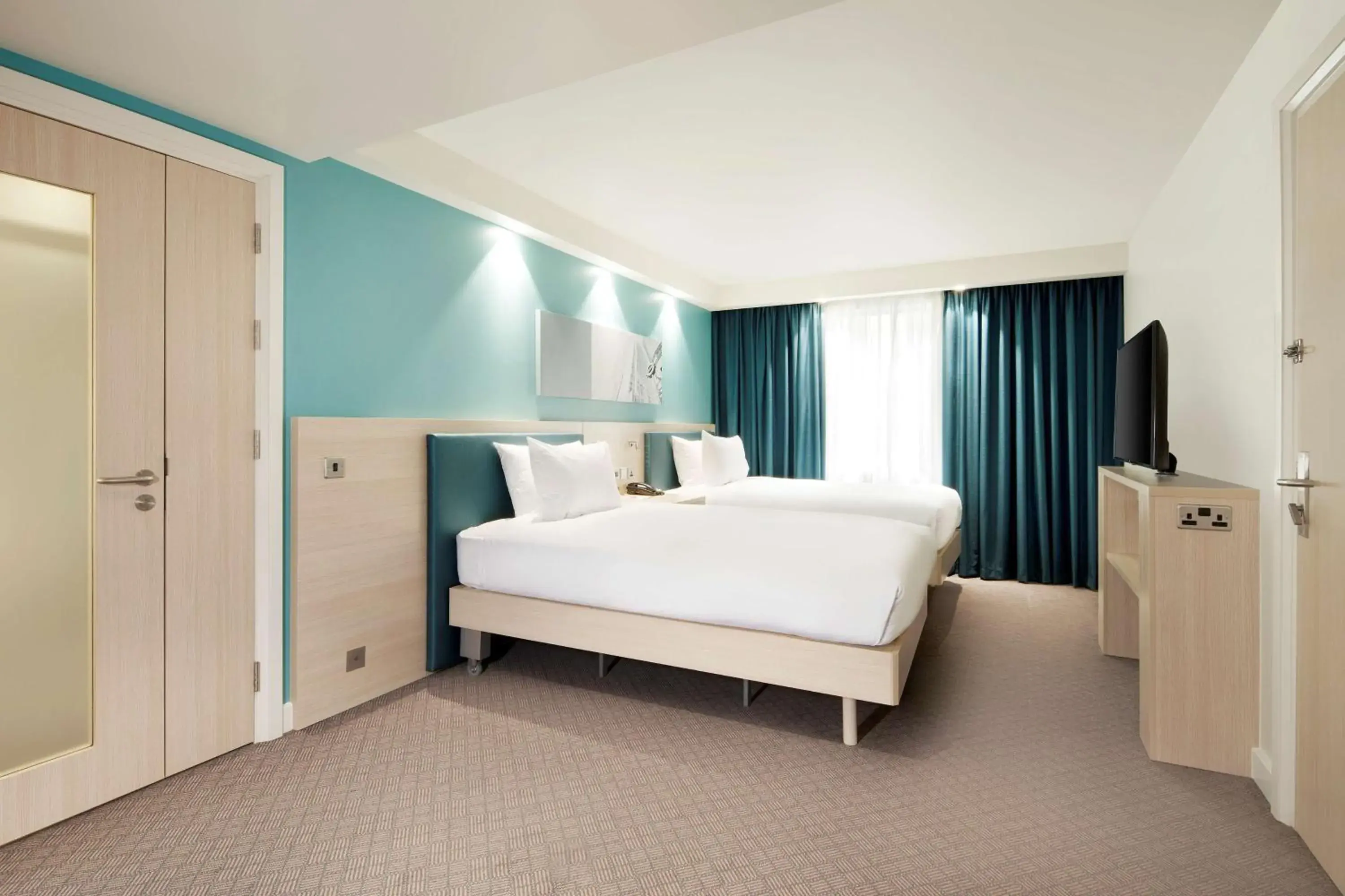 Bed in Hampton By Hilton London Docklands Bed in Hampton By Hilton London Docklands