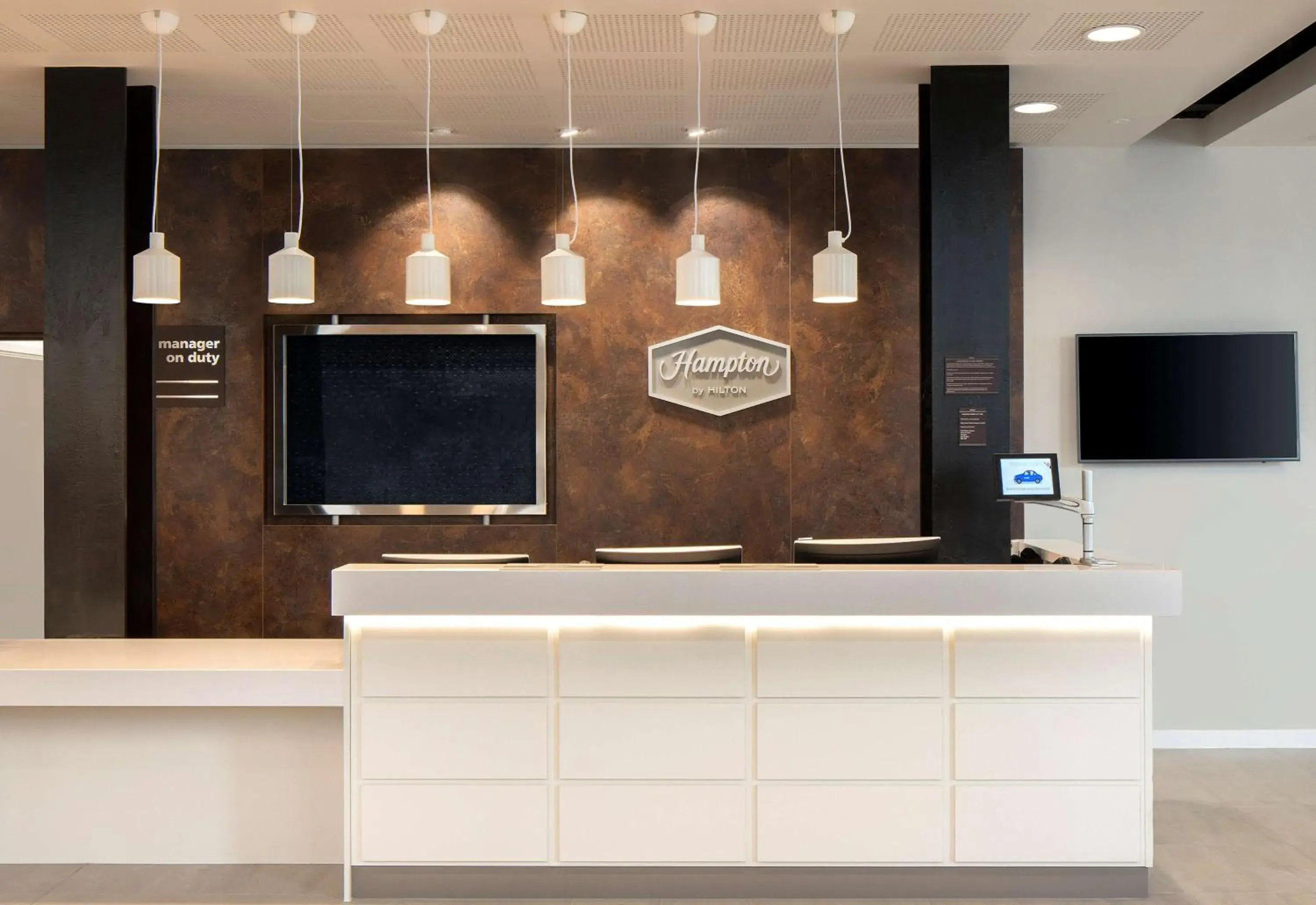 Lobby or reception in Hampton By Hilton London Docklands Lobby or reception in Hampton By Hilton London Docklands