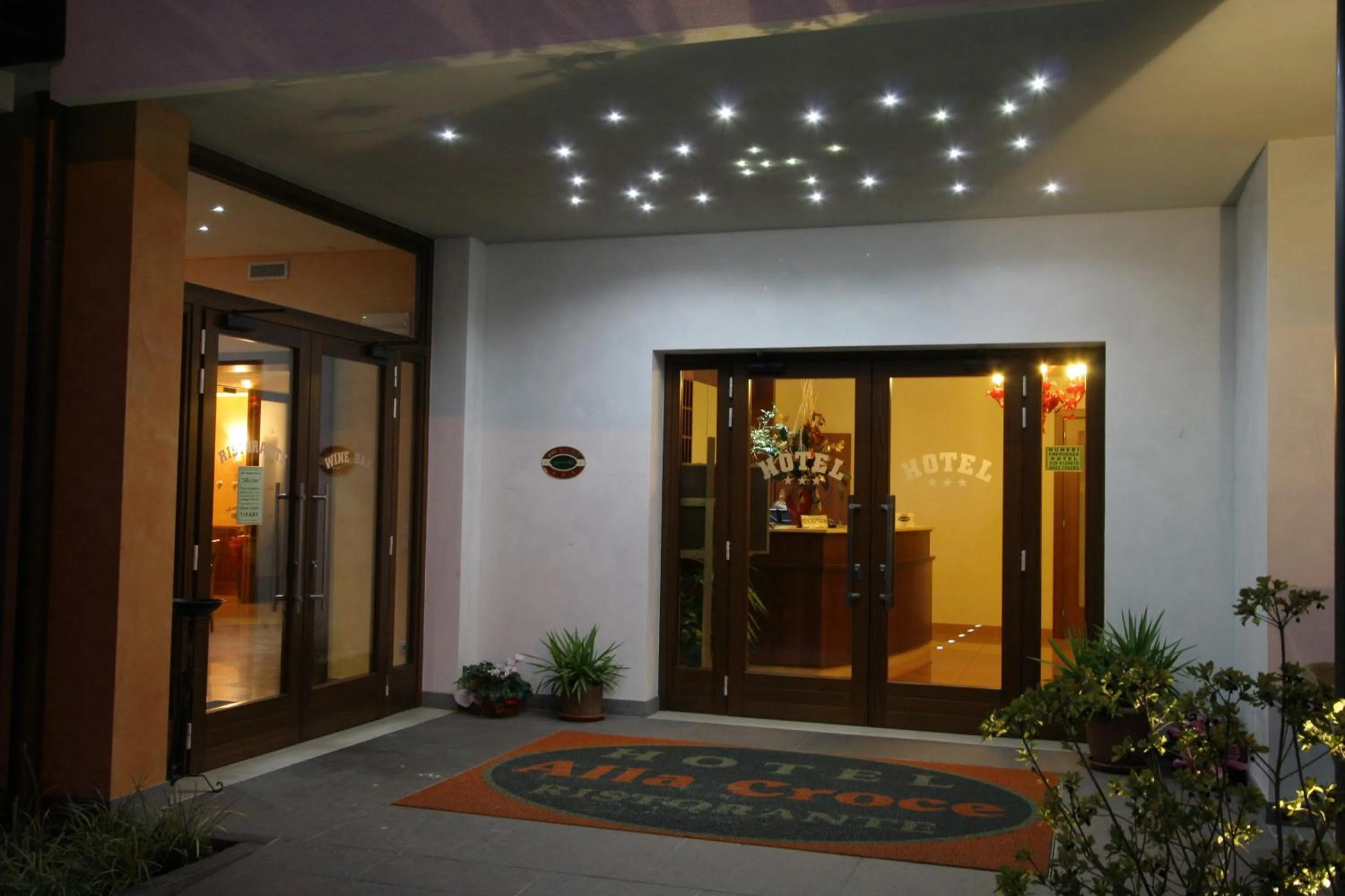 Facade/entrance in Hotel Alla Croce