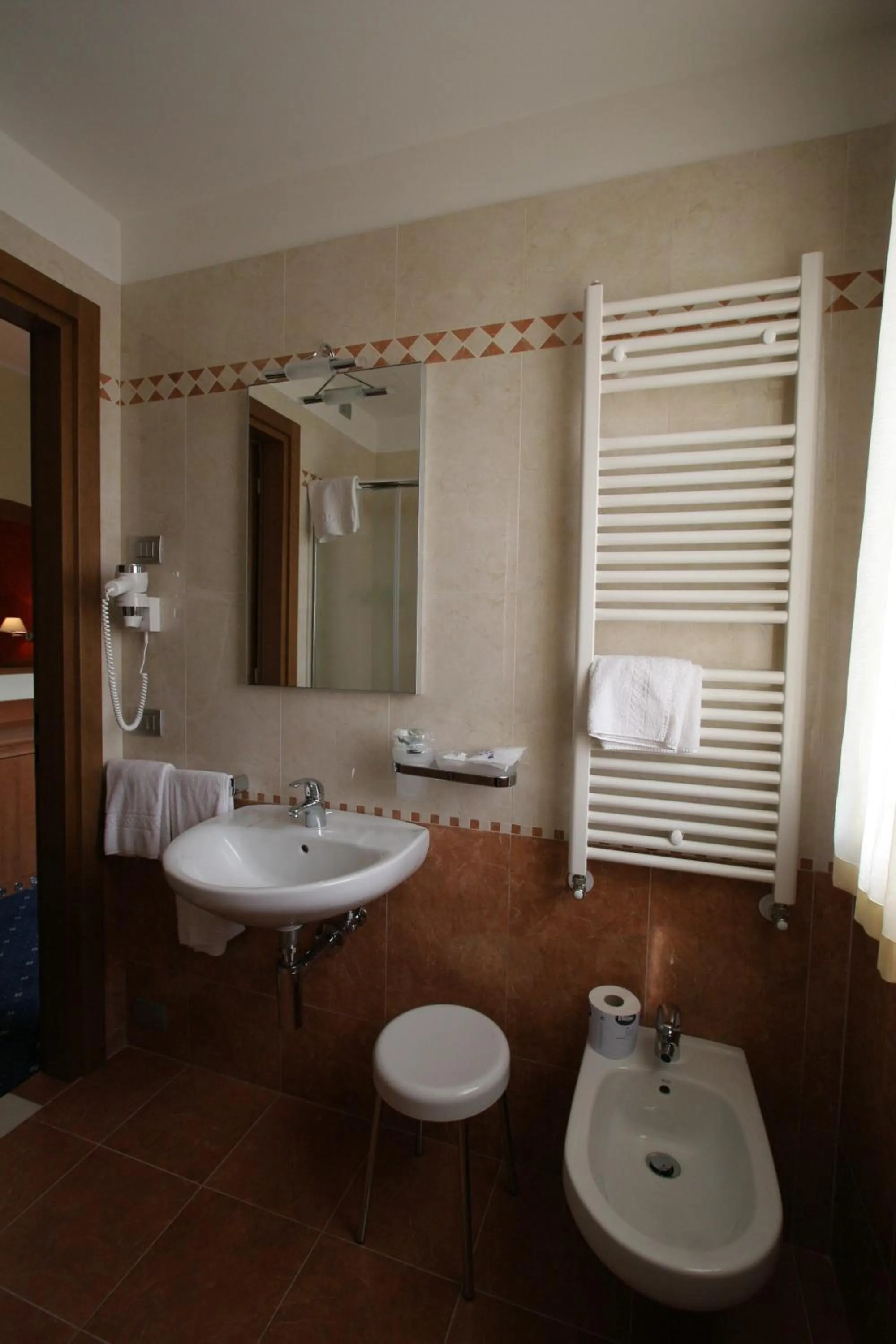 Bathroom in Hotel Alla Croce