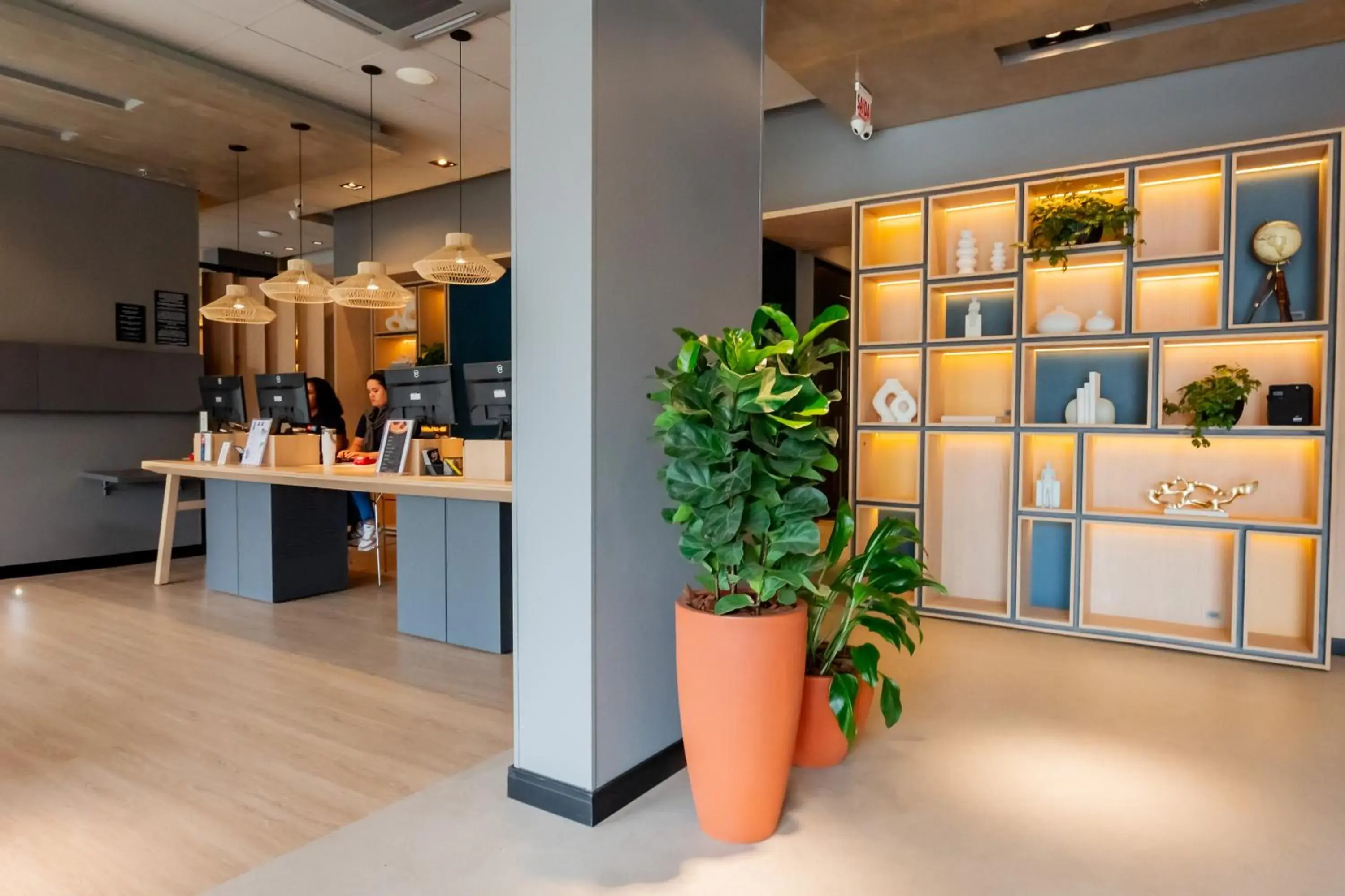 Lobby or reception in ibis Navegantes Itajai Lobby or reception in ibis Navegantes Itajai