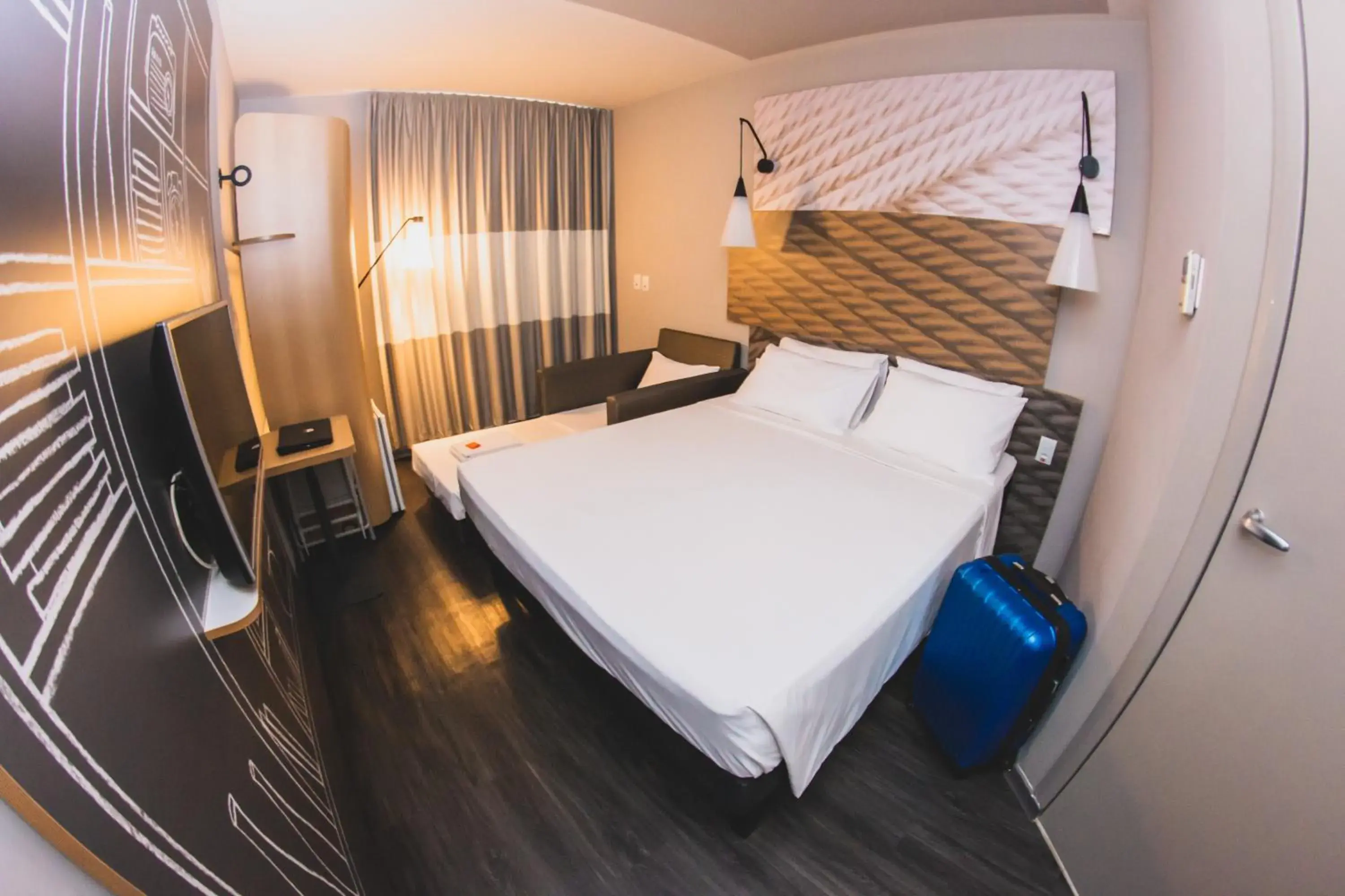 Bed in ibis Navegantes Itajai Bed in ibis Navegantes Itajai