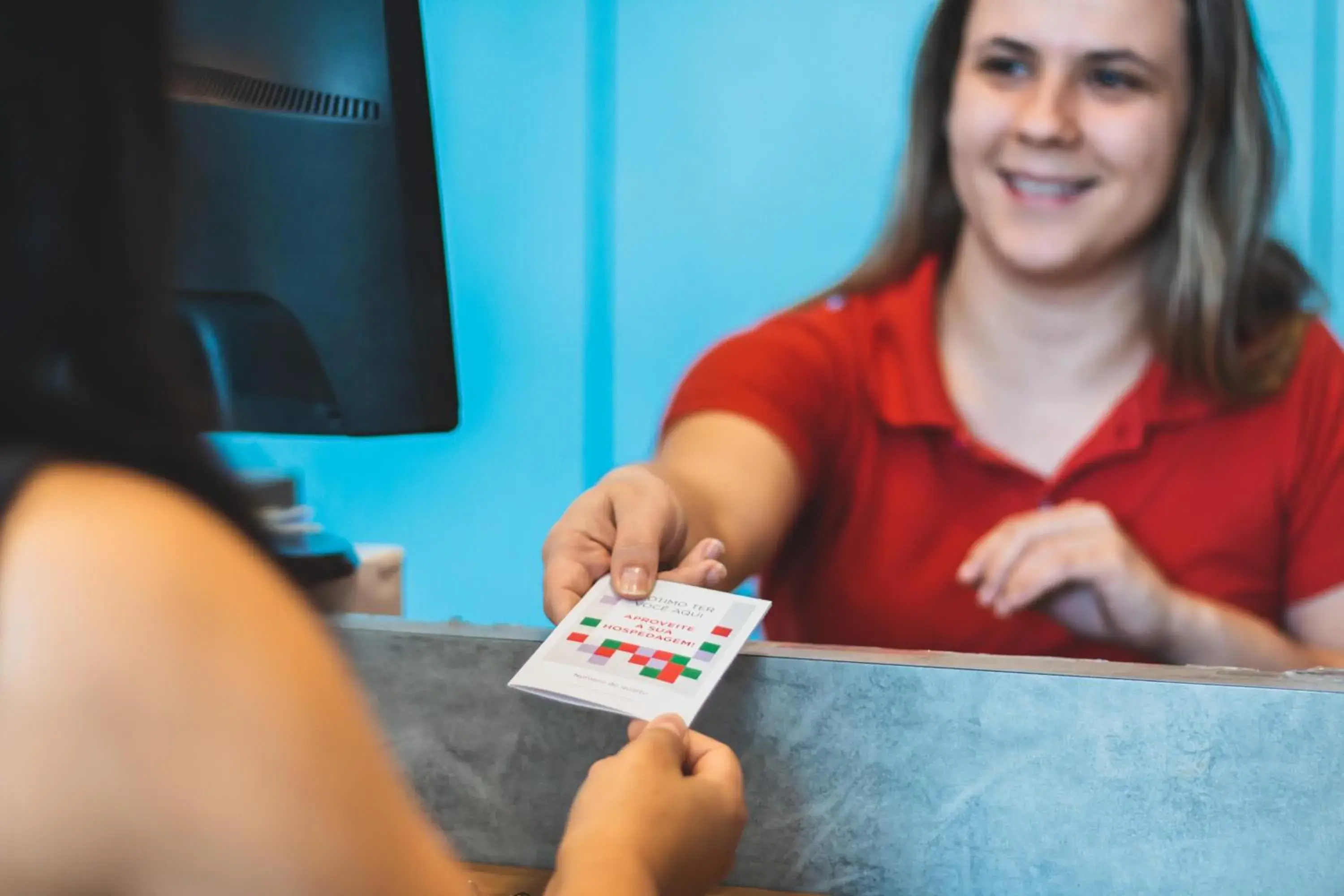 Lobby or reception in ibis Navegantes Itajai Lobby or reception in ibis Navegantes Itajai