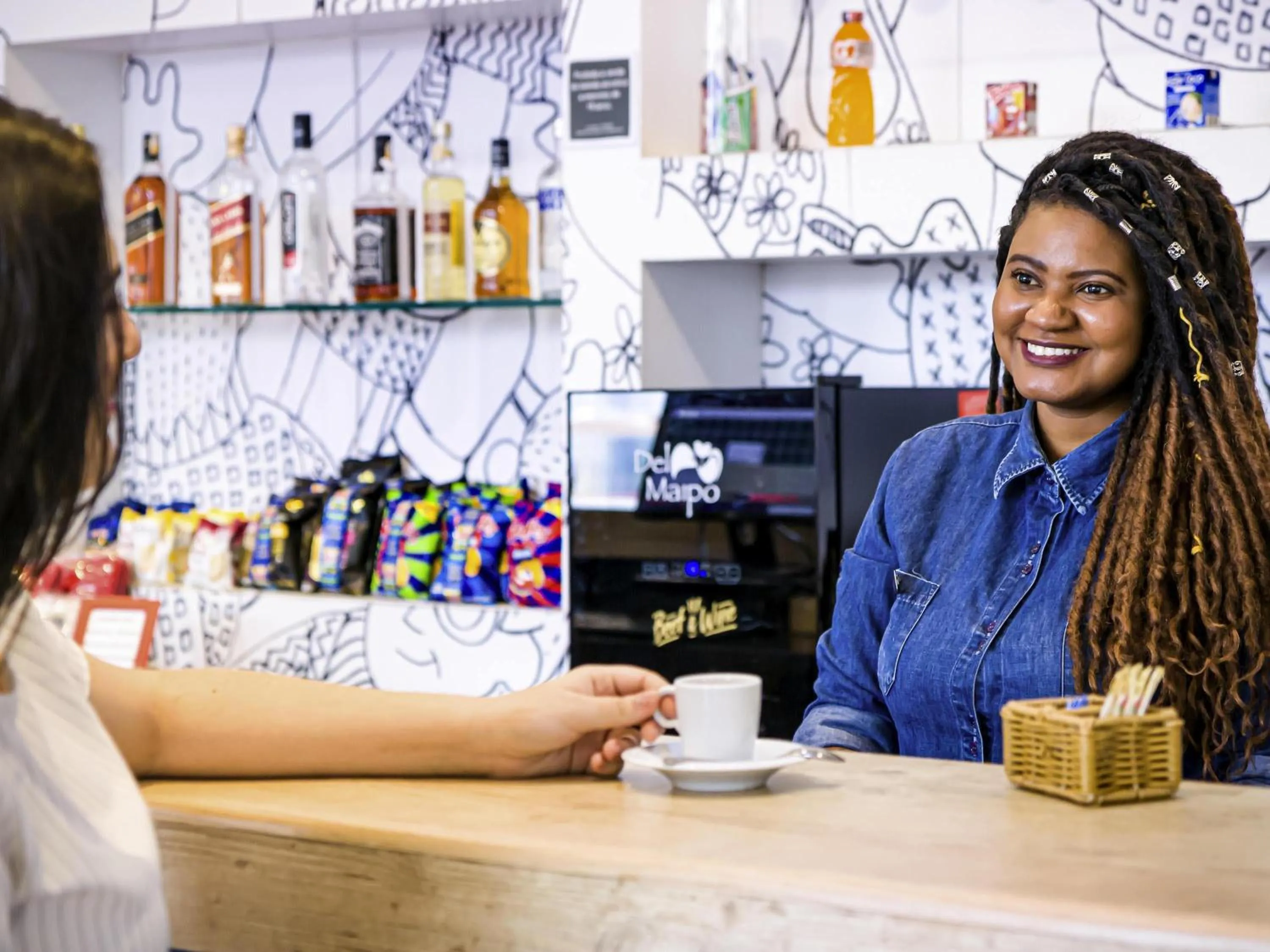 Lounge or bar in ibis Uberaba
