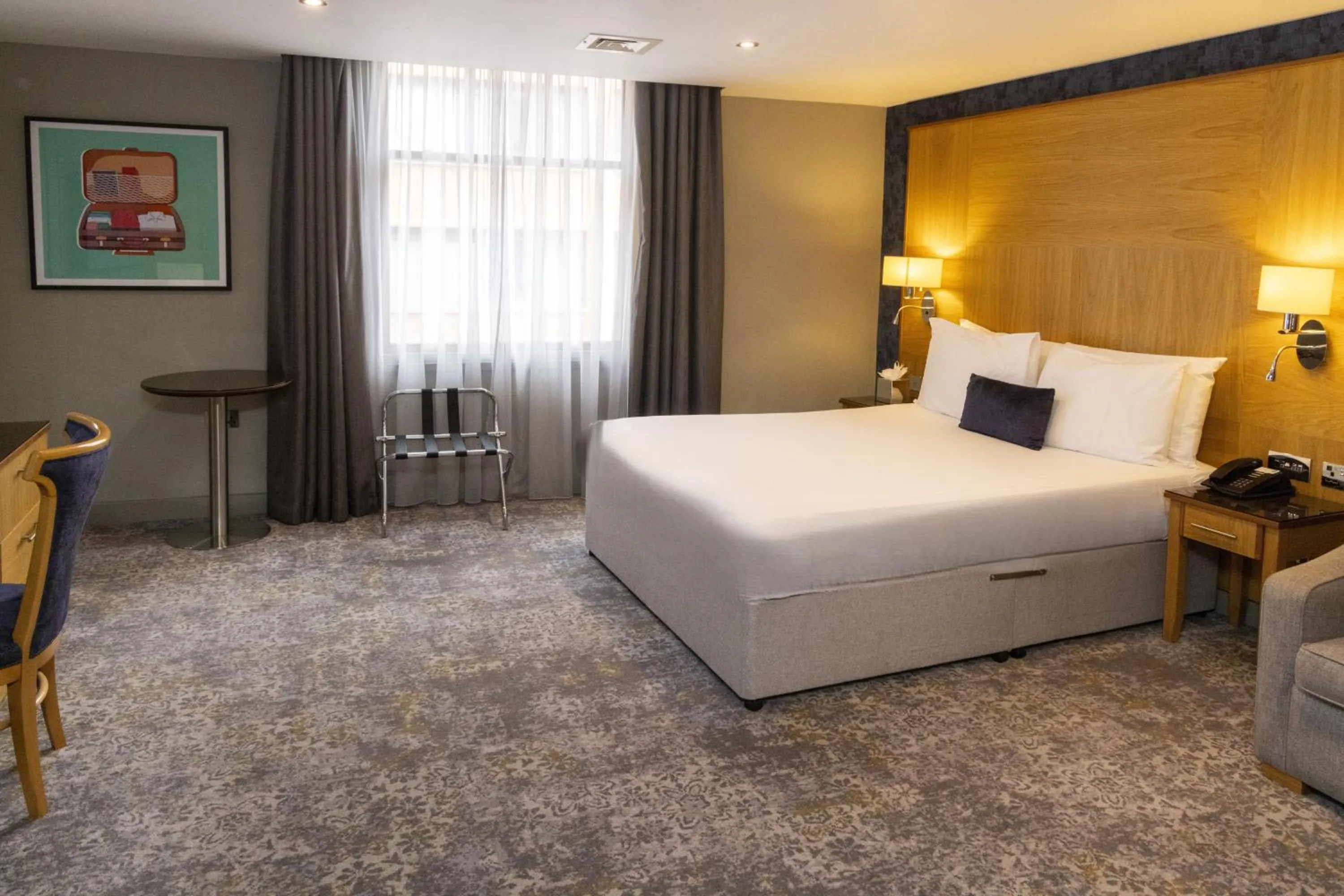Bedroom, Bed in Garner Hotel Nottingham City Centre by IHG
