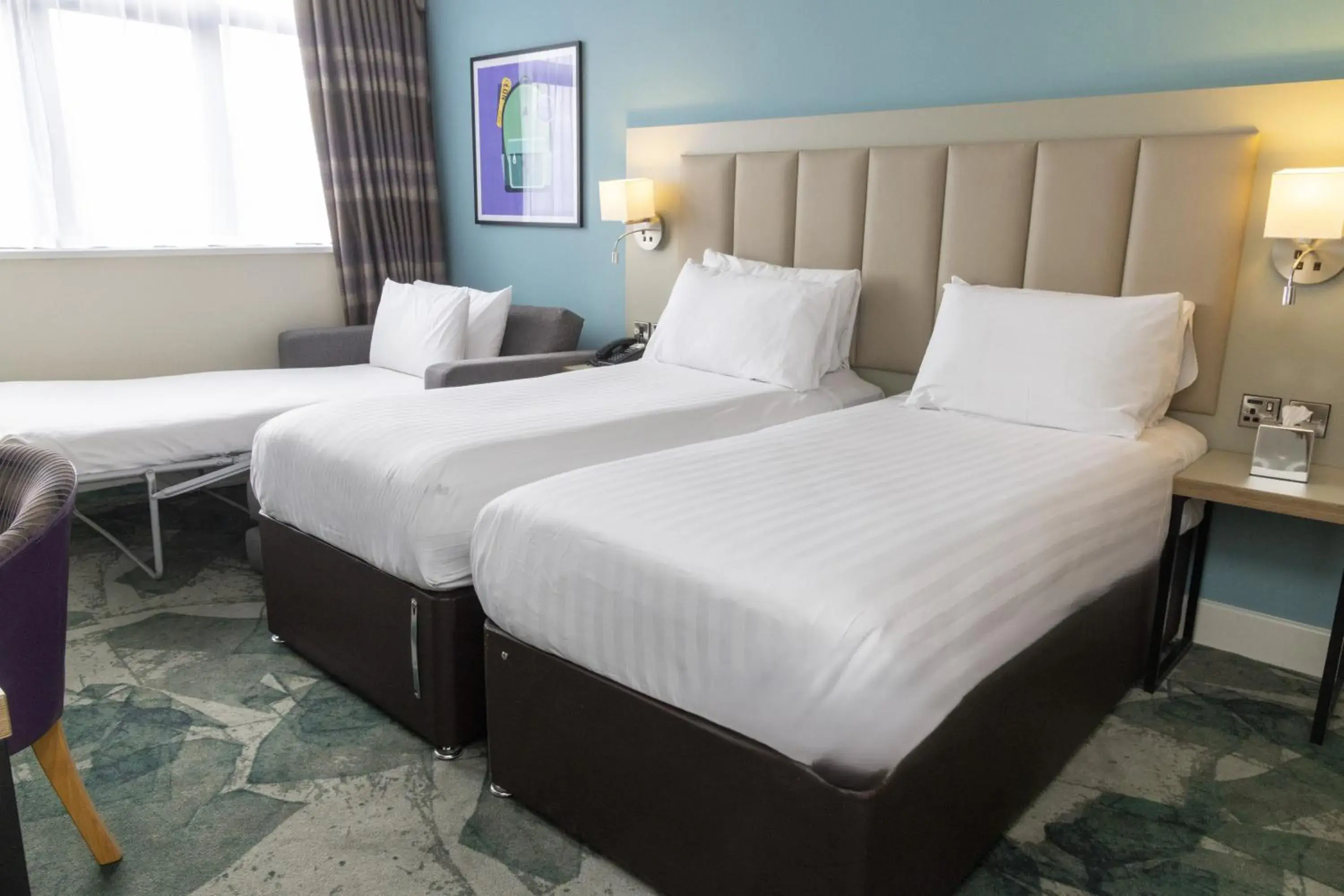 Bedroom, Bed in Garner Hotel Nottingham City Centre by IHG Bedroom, Bed in Garner Hotel Nottingham City Centre by IHG