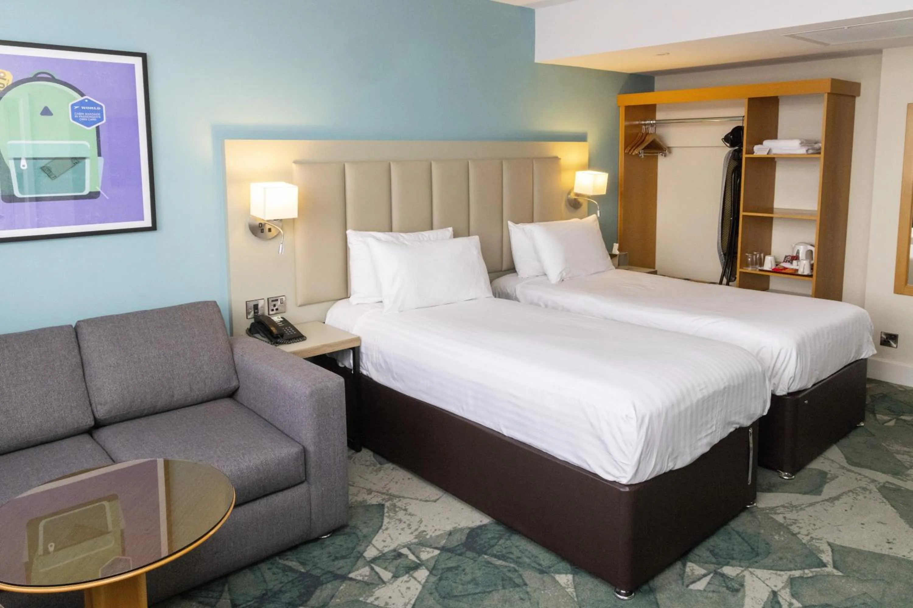 Bedroom, Bed in Garner Hotel Nottingham City Centre by IHG