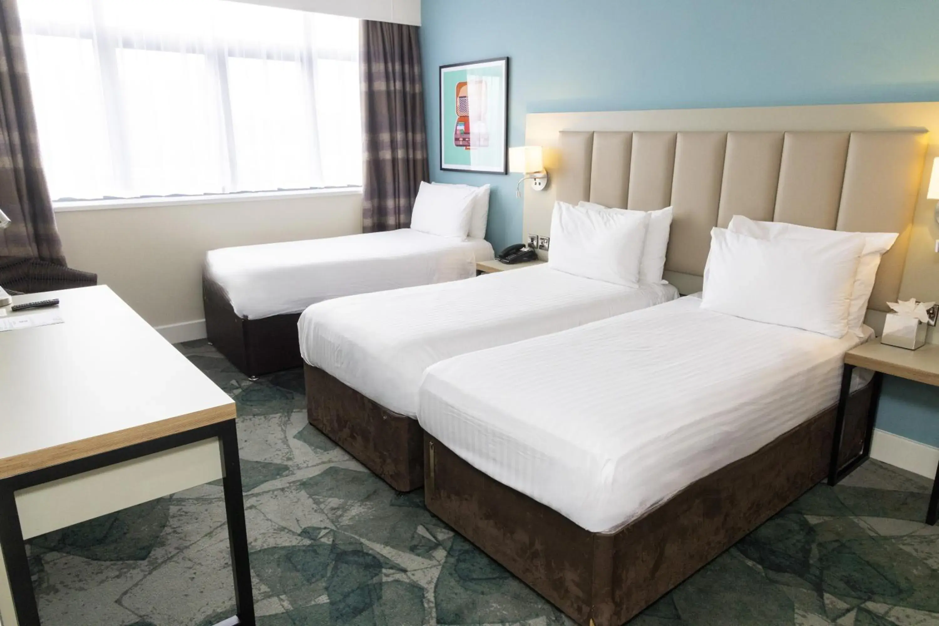 Bedroom, Bed in Garner Hotel Nottingham City Centre by IHG Bedroom, Bed in Garner Hotel Nottingham City Centre by IHG
