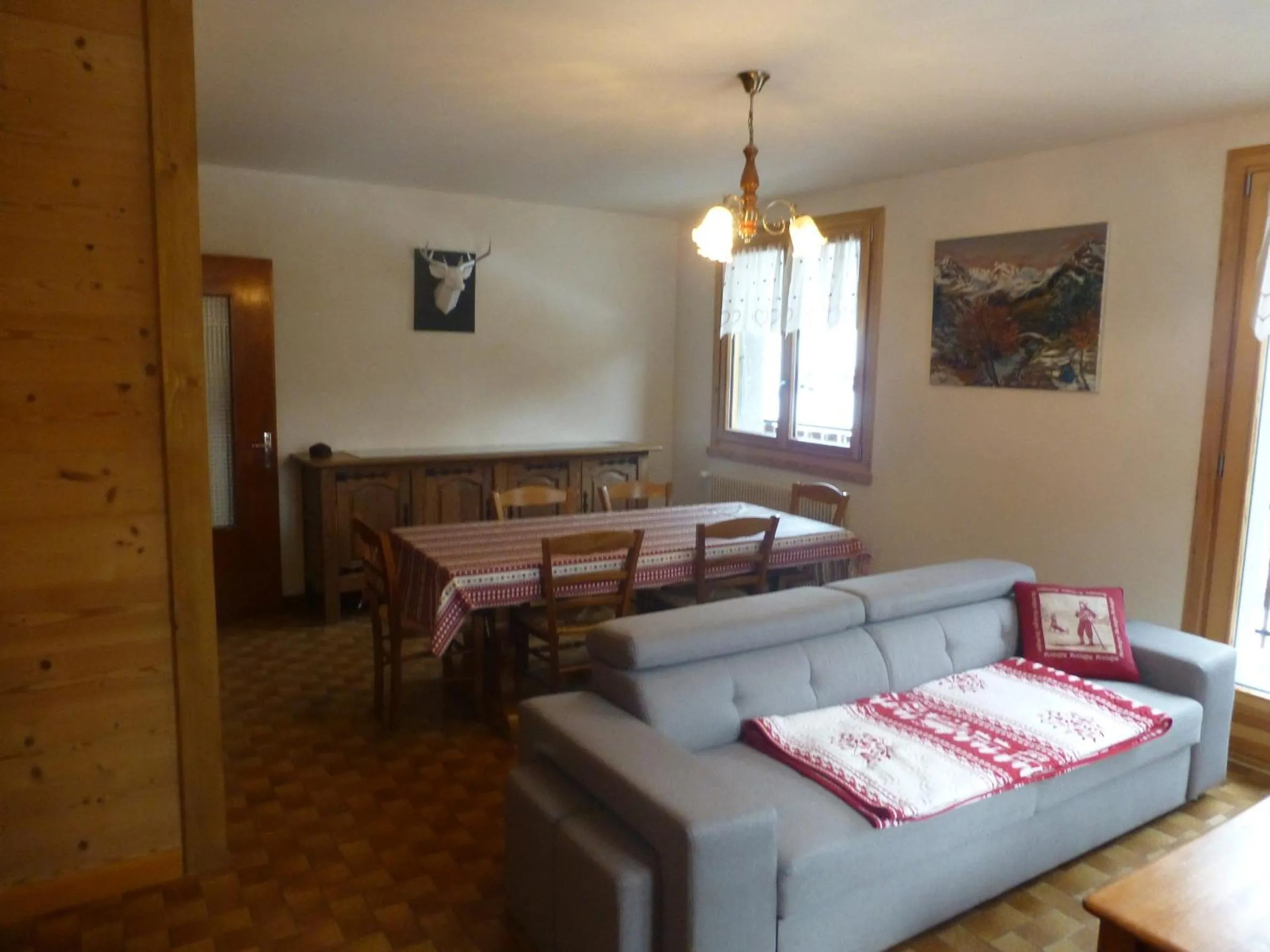 Living room, Bed in Le Fayet d'en haut