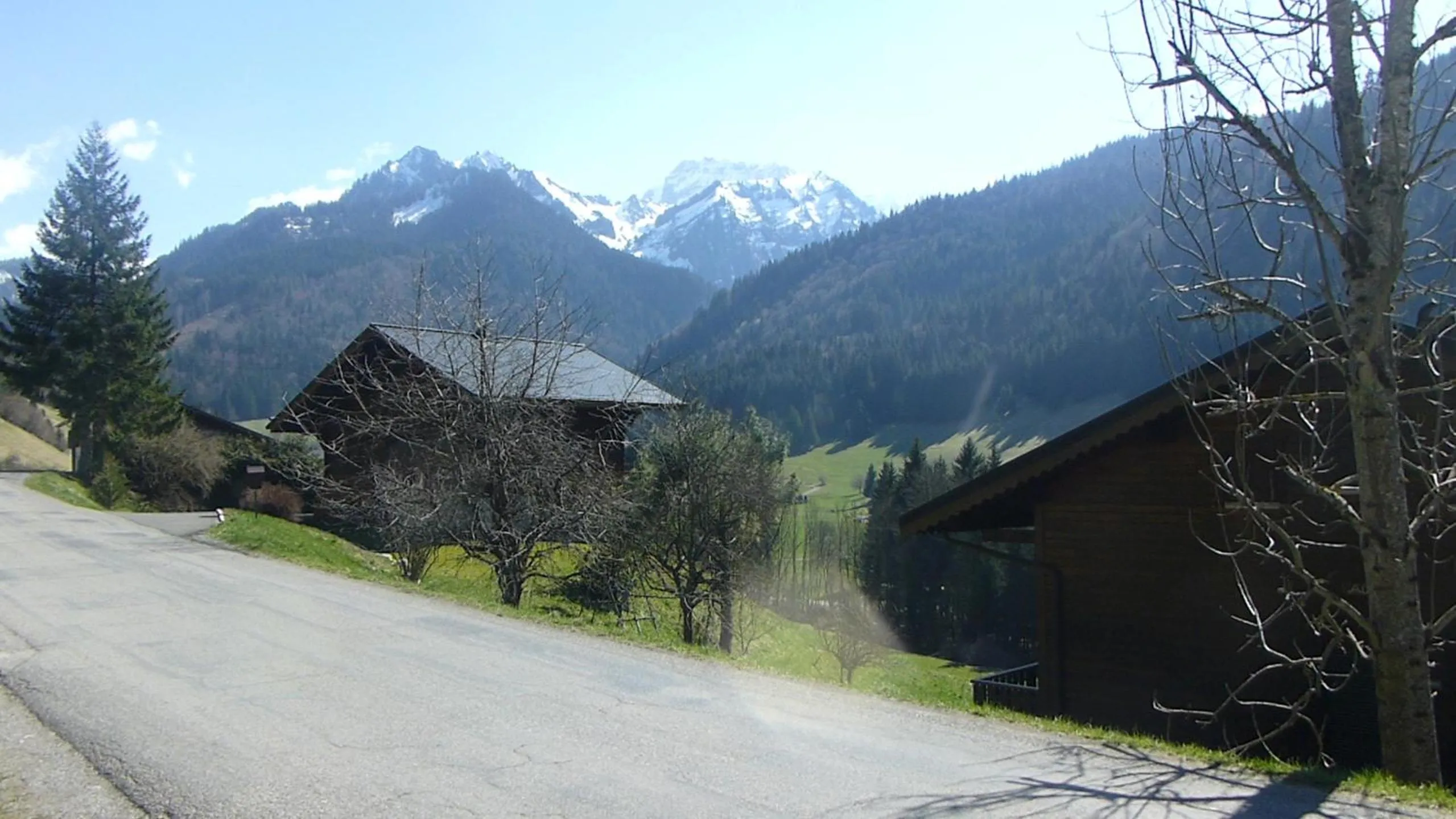 Mountain view in Le Fayet d'en haut