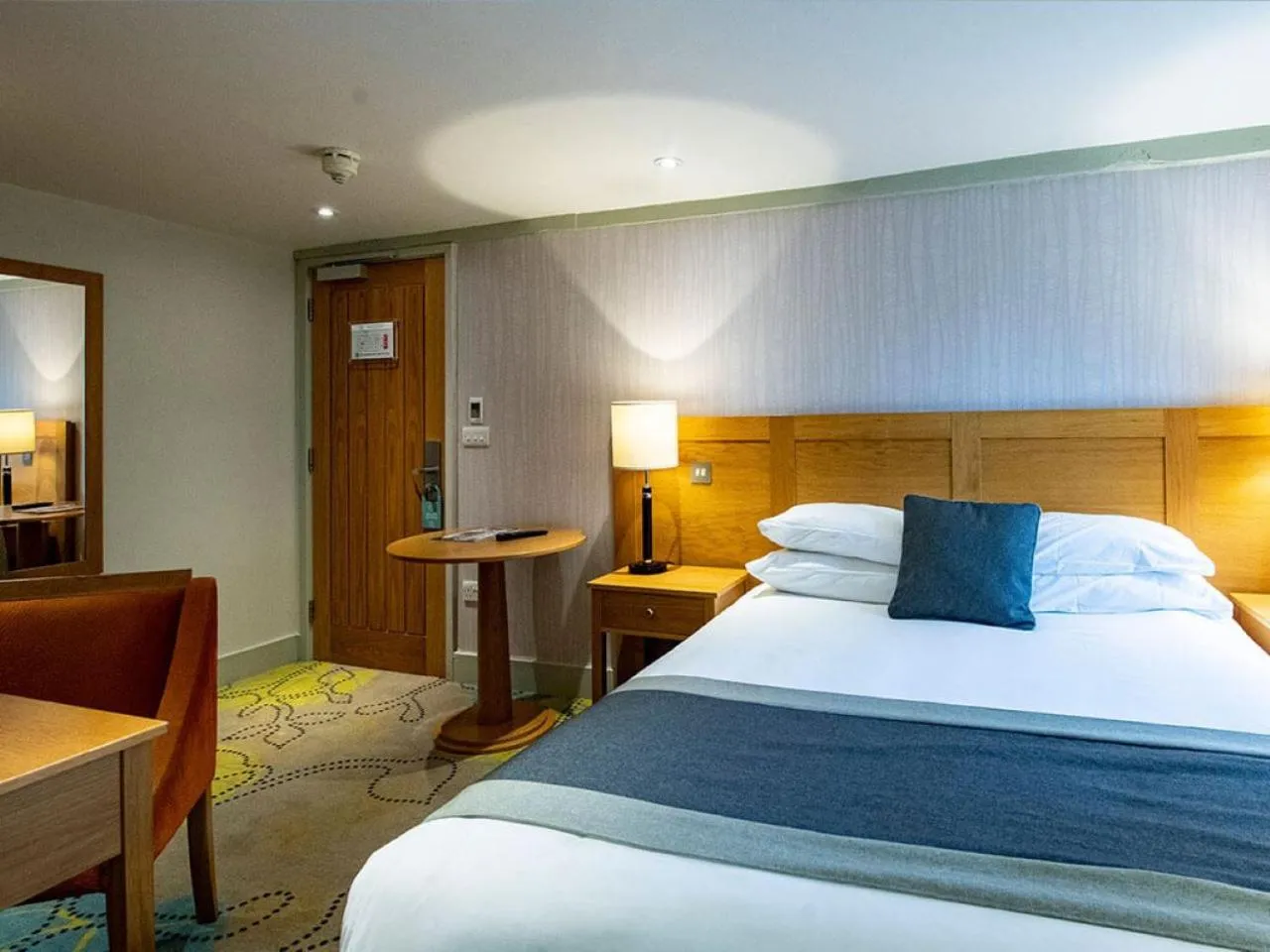 Bedroom, Bed in Quy Mill Hotel & Spa, Cambridge