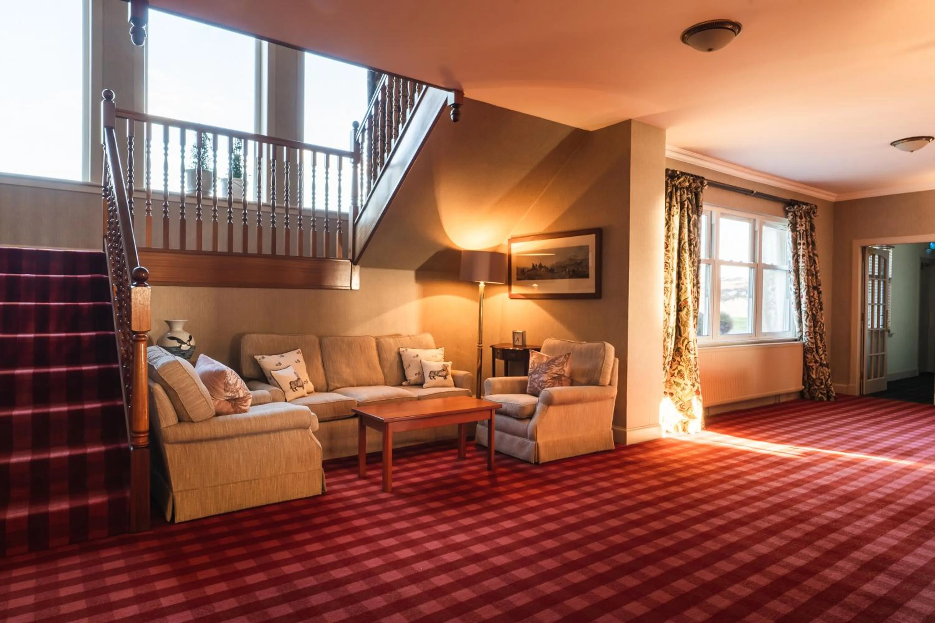 Seating area in Inver Lodge