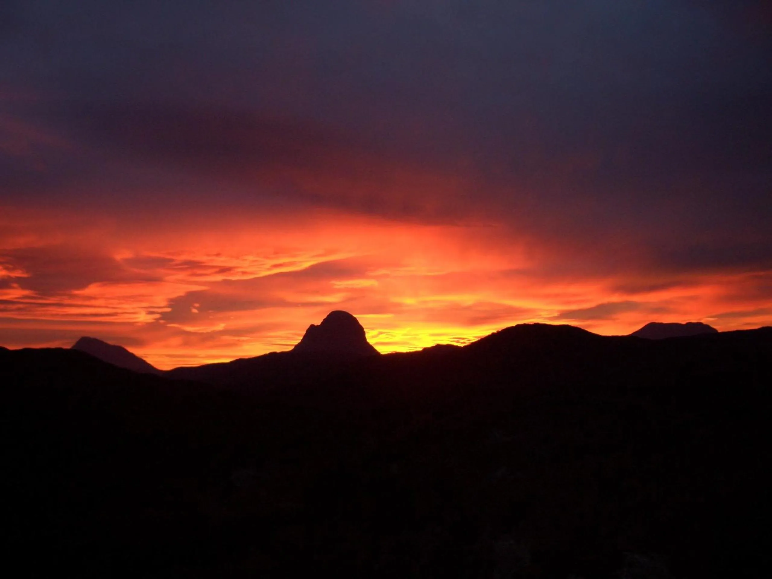 Sunset in Inver Lodge