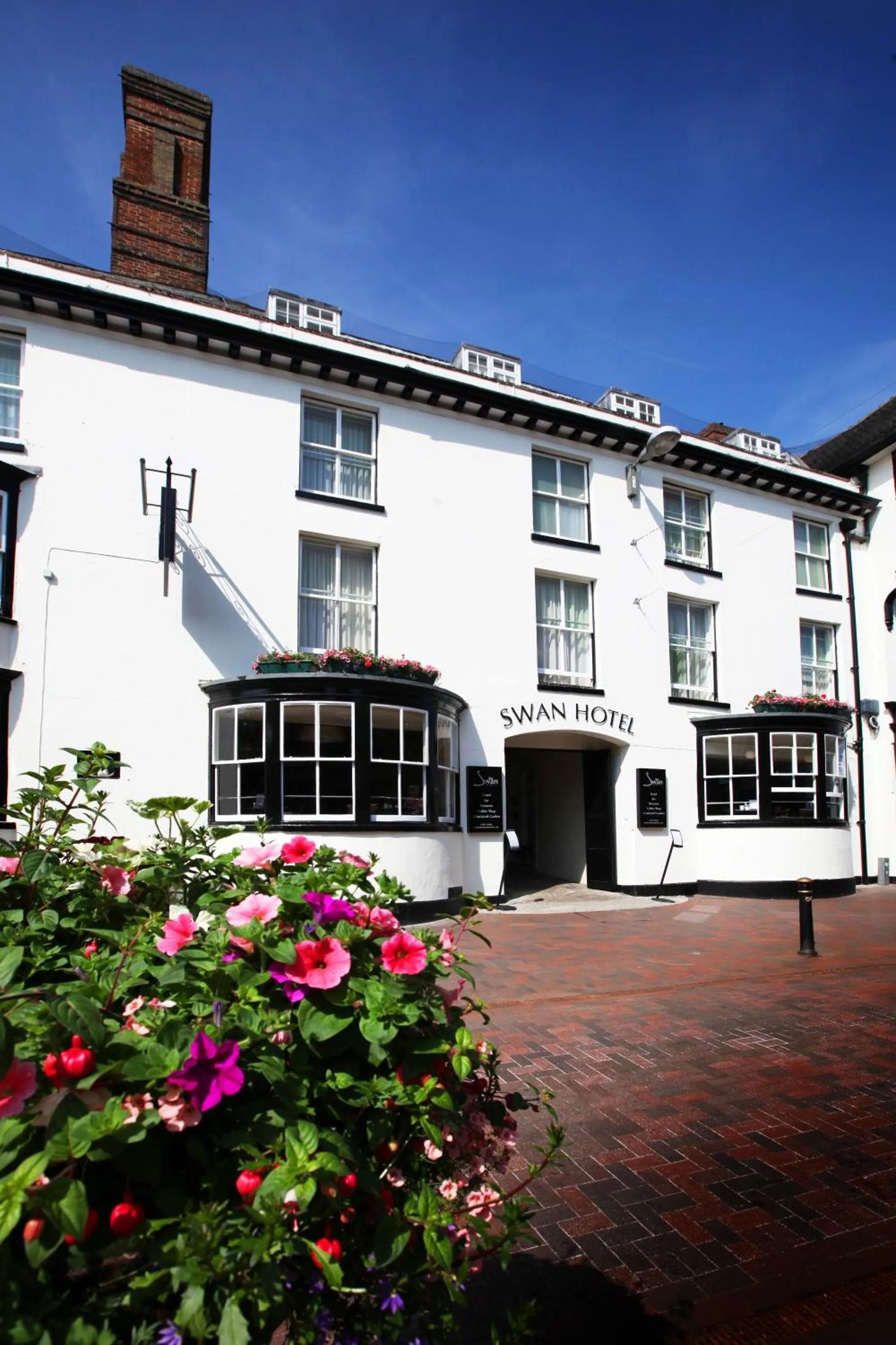 Facade/entrance in The Swan Hotel, Stafford, Staffordshire - The Coaching Inn Group